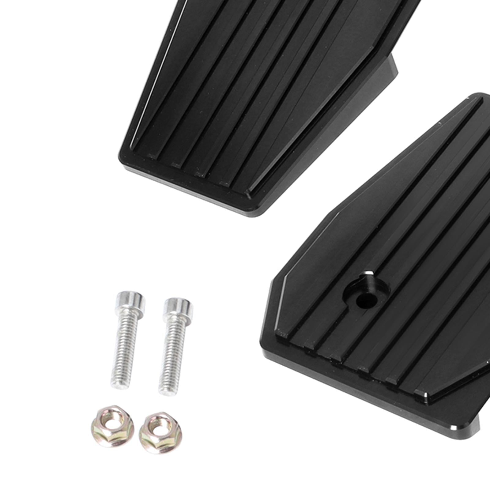 Motorcycle Pedals Foot Pegs Billet Footpegs for Honda Rebel CMX500 CMX300 Black
