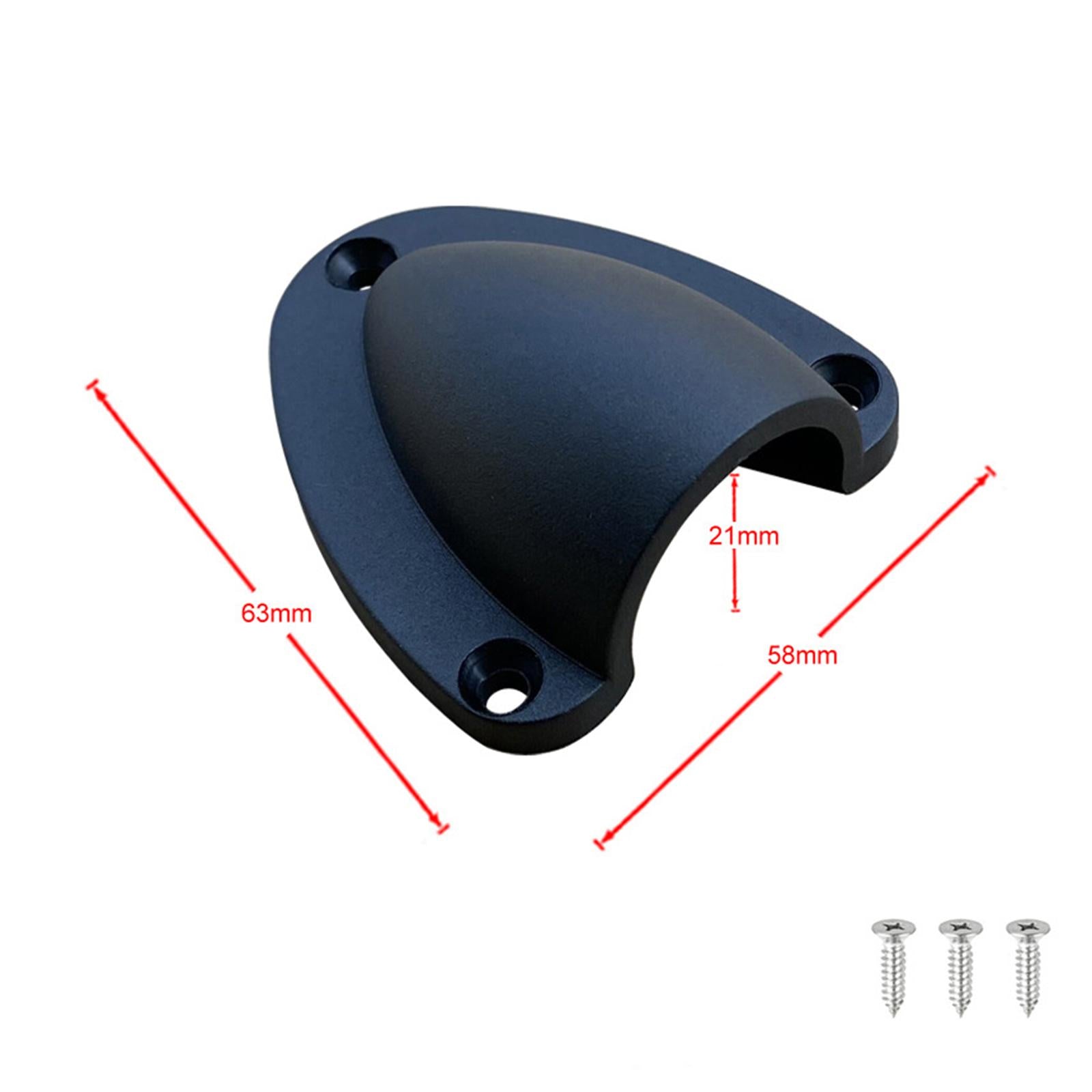 3xNew Boat Ventilator Midget Wire Hose Vent Cover Boat Accessories S black