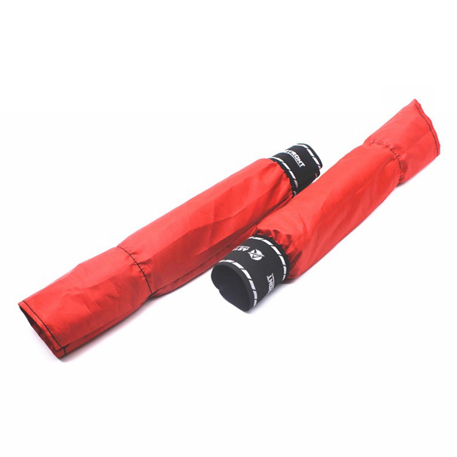 Universal Motorcycle Front Shock Absorber Dust Cover Wrap Boot Dust Gator Red