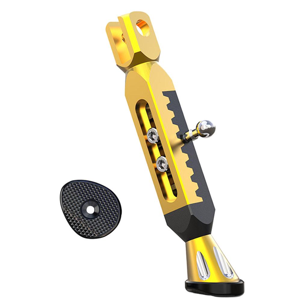 CNC Aluminum Motorcycle Kickstand Parking Leg Foot Side Support Stand Golden
