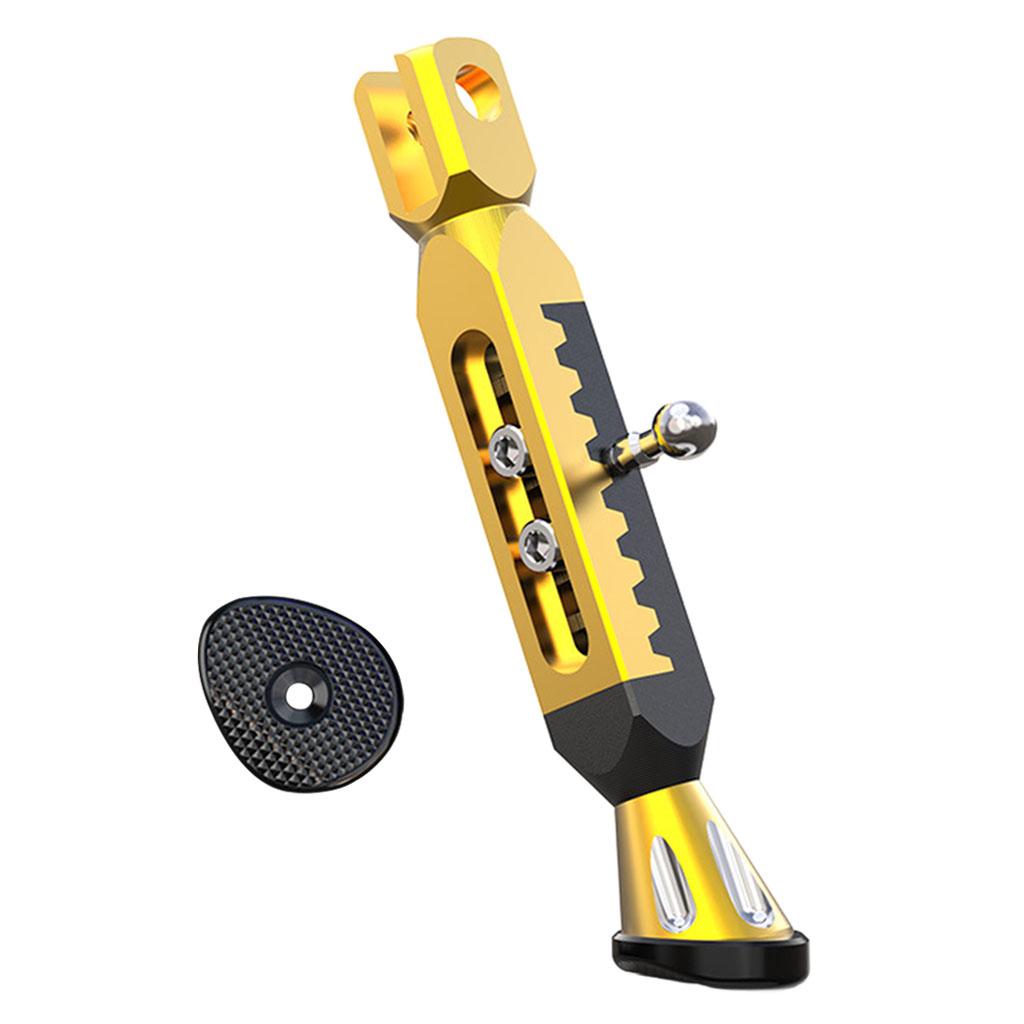CNC Aluminum Motorcycle Kickstand Parking Leg Foot Side Support Stand Golden