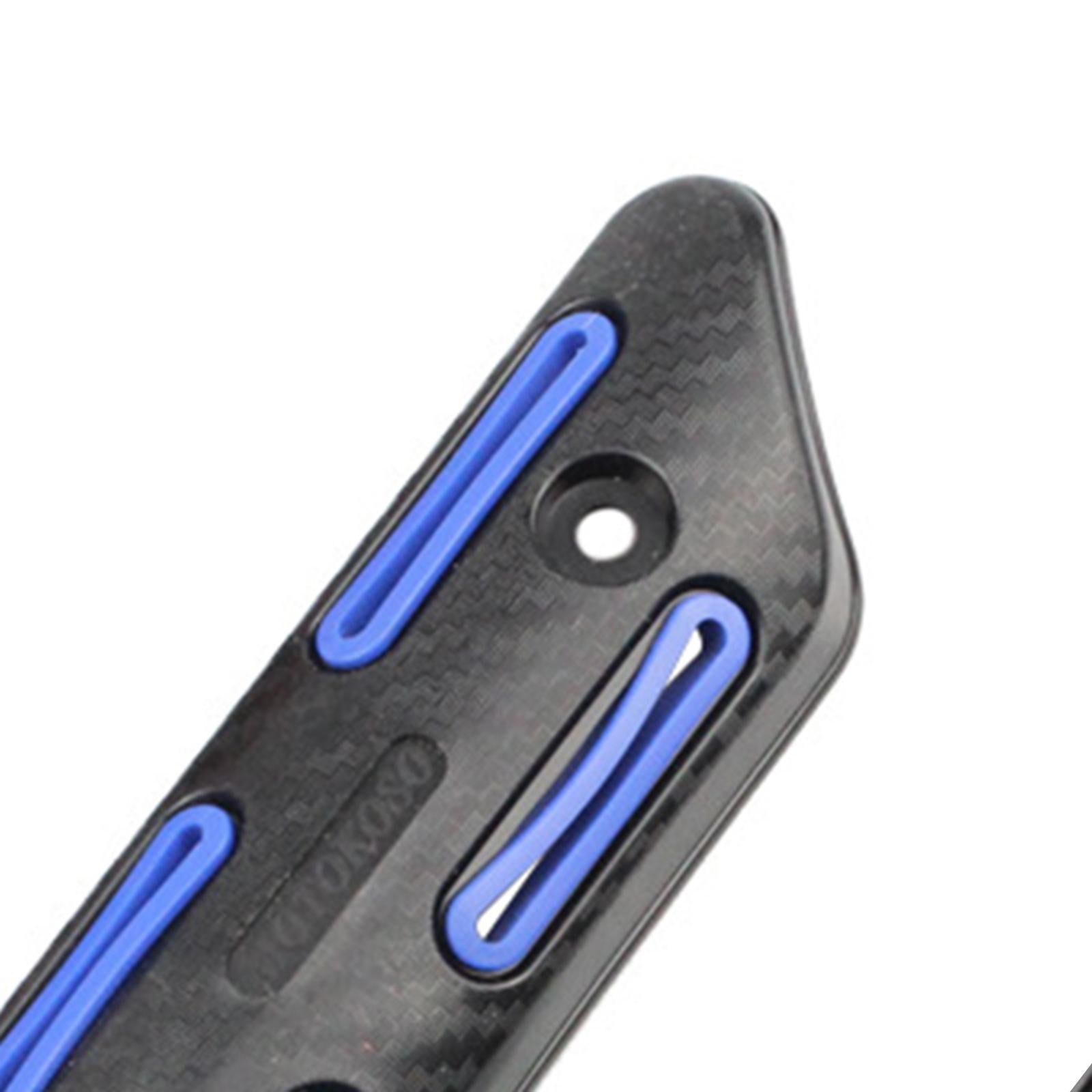 Motorcycle Exhaust Muffler Heat Shield Guard Decor Protection Blue