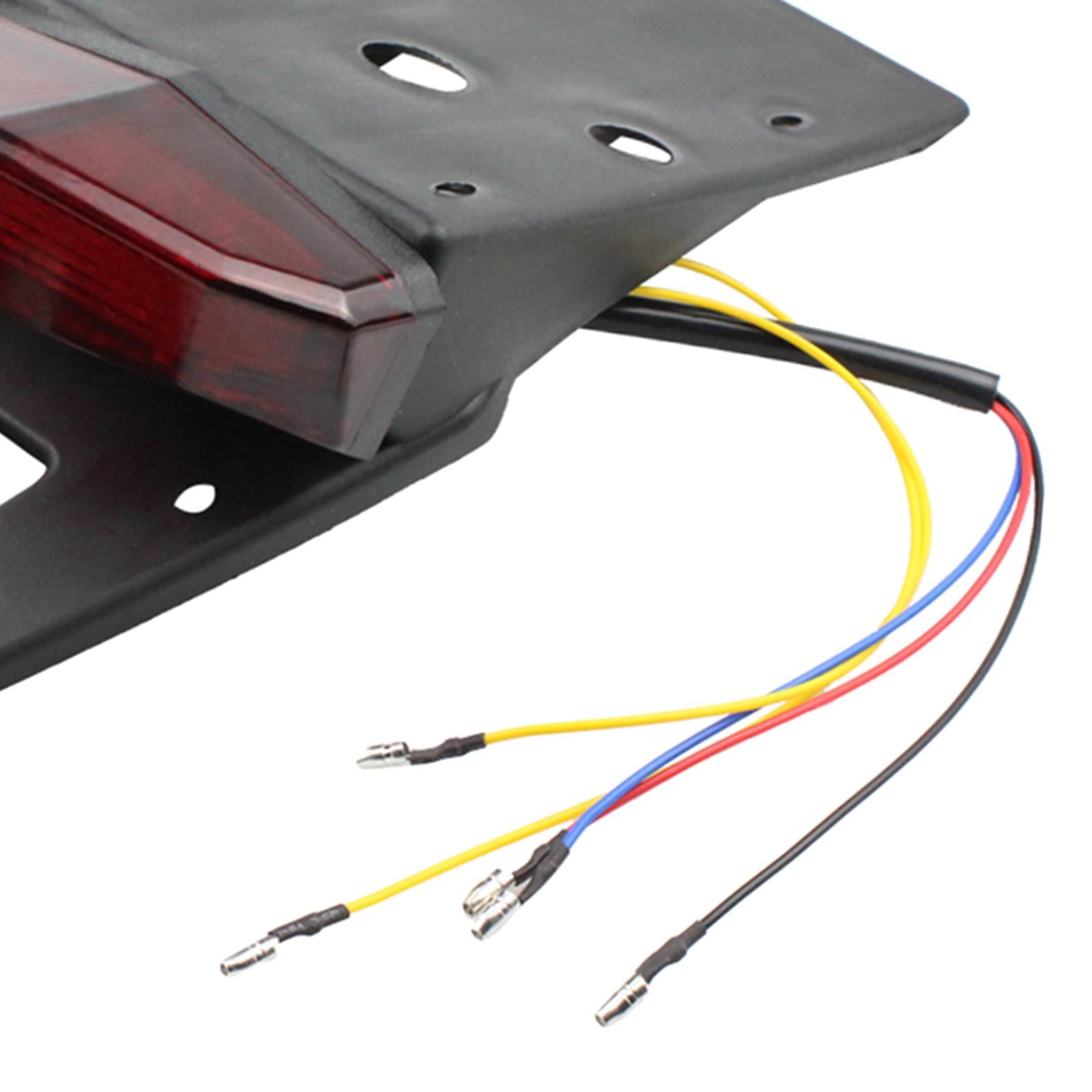 Motorcycle Brake Tail Light Signal Stop Lights for Motorbikes Bike Red