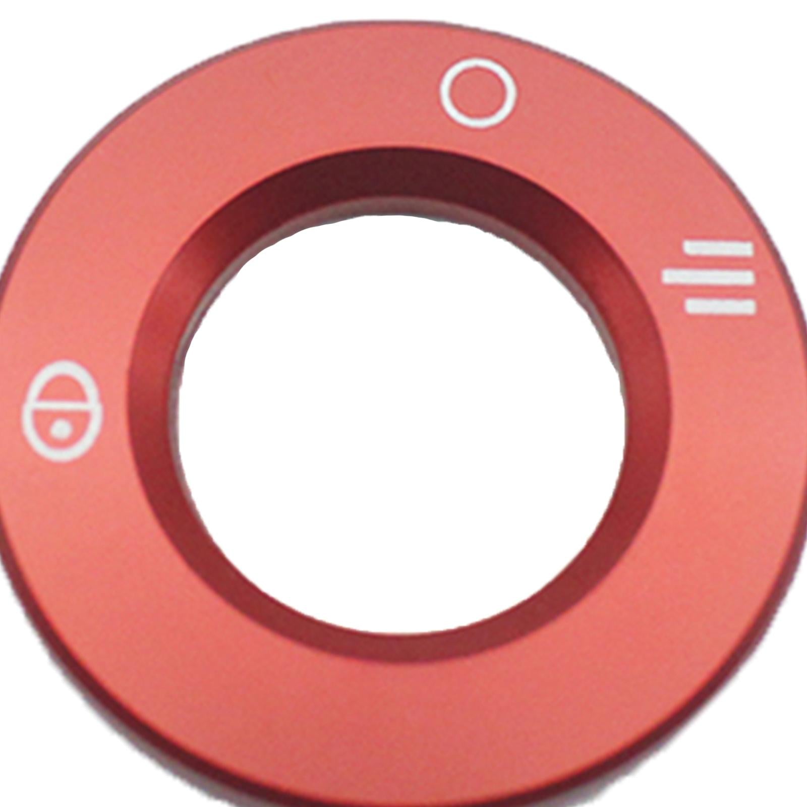 Motorcycle Steering Lock Trim For Vespa LX LXV S Easy install Red