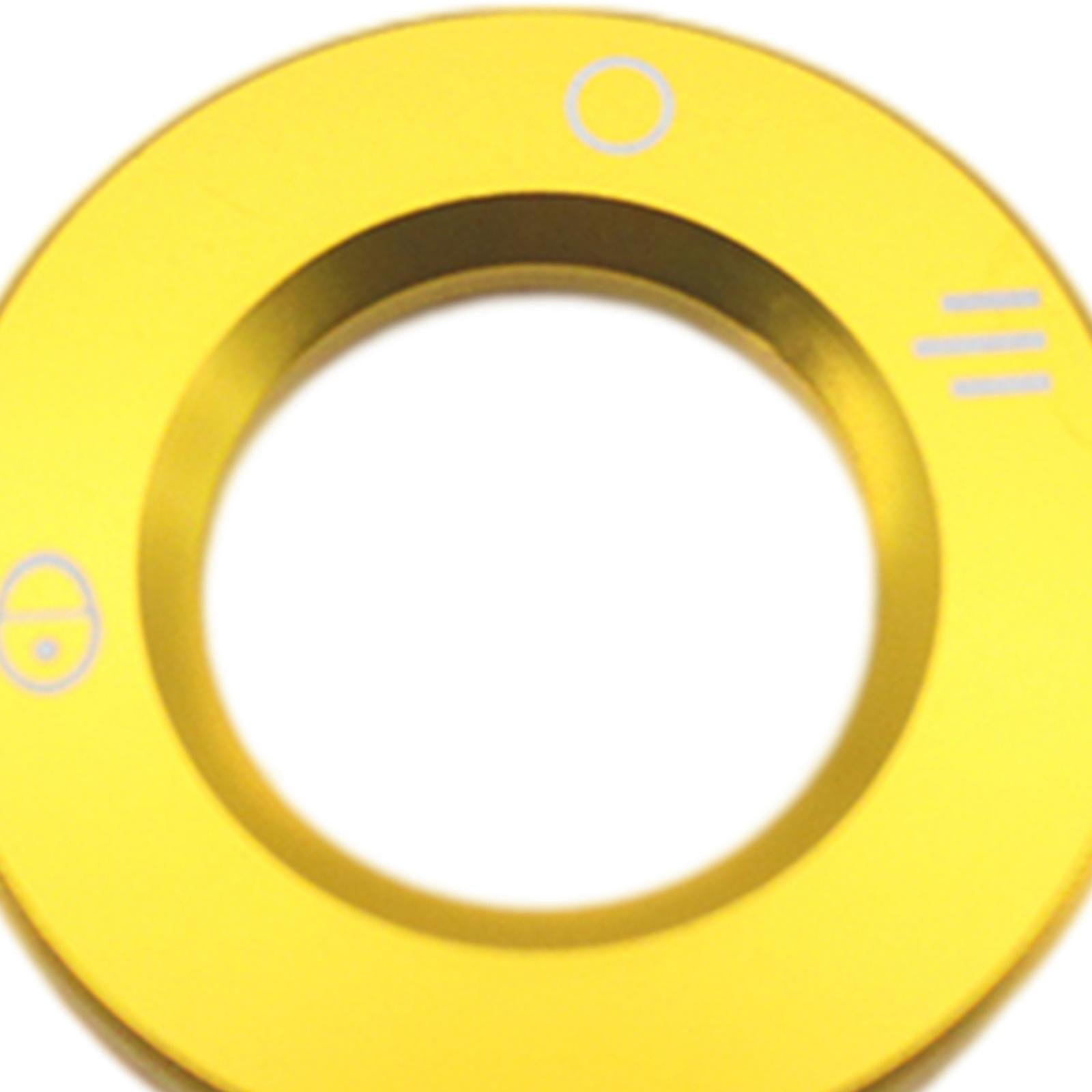 Motorcycle Steering Lock Trim For Vespa LX LXV S Easy install Yellow
