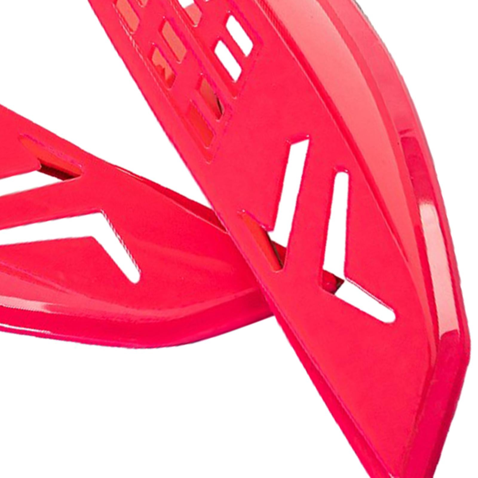 Plastic Motorcycle Helmet Ears Horns Protective Decorative Parts Pink 