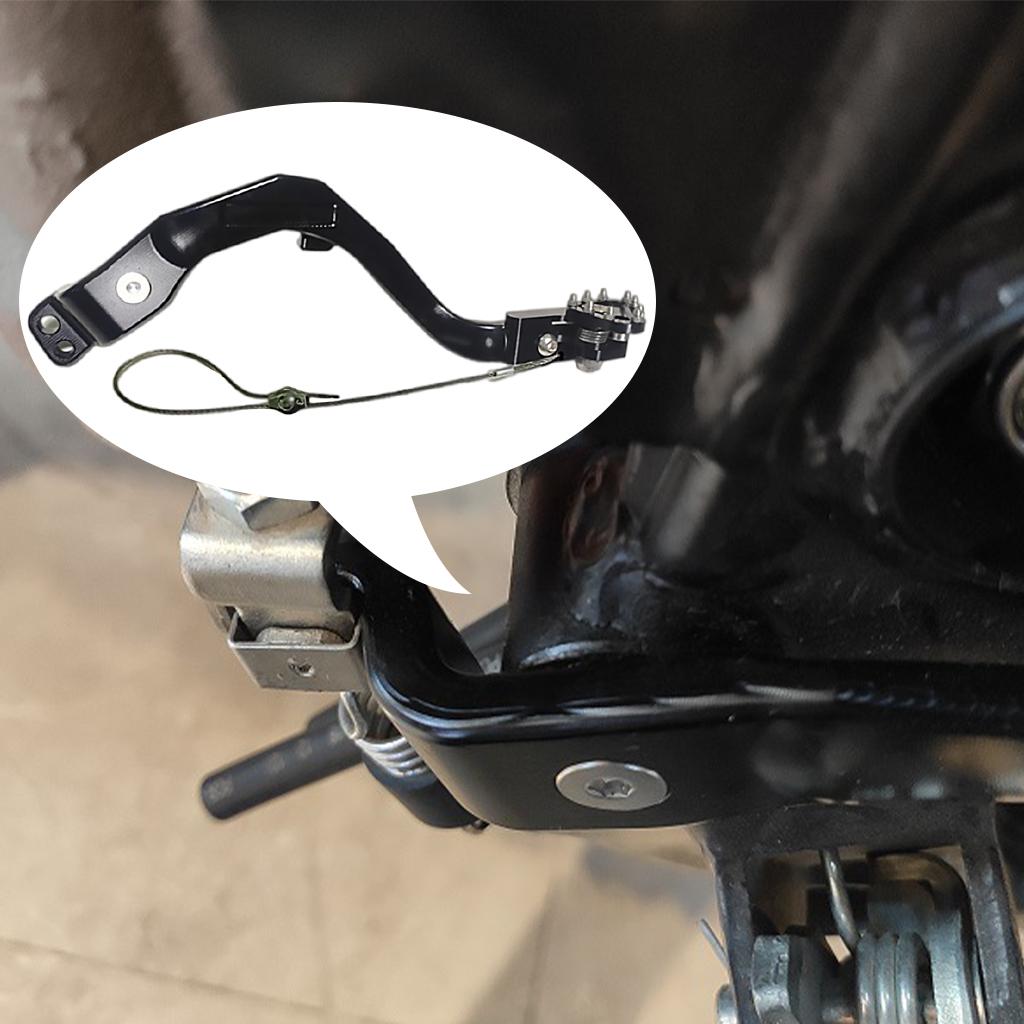 Motorcycle CNC Alloy Rear Foot Brake Pedal Lever for CRF250L CRF250RL  Black