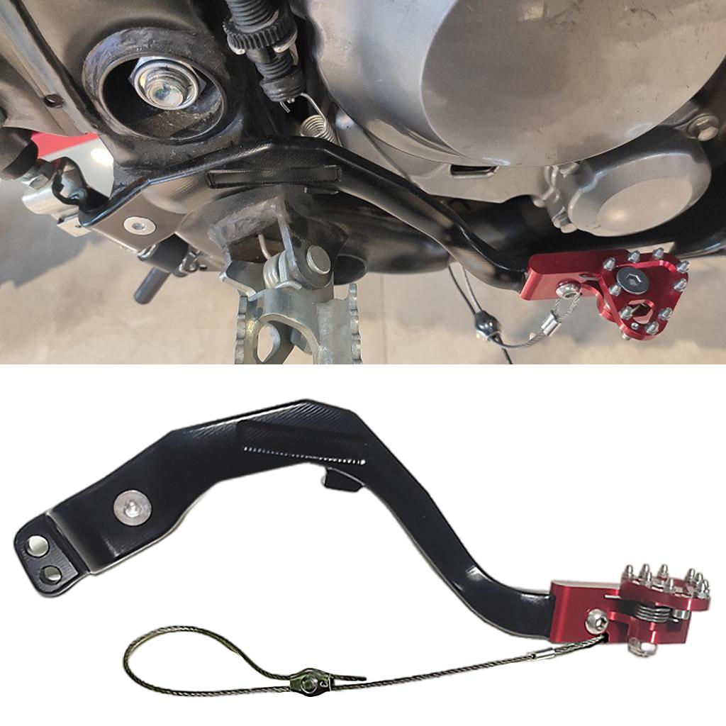 Motorcycle CNC Alloy Rear Foot Brake Pedal Lever for CRF250L CRF250RL  Red
