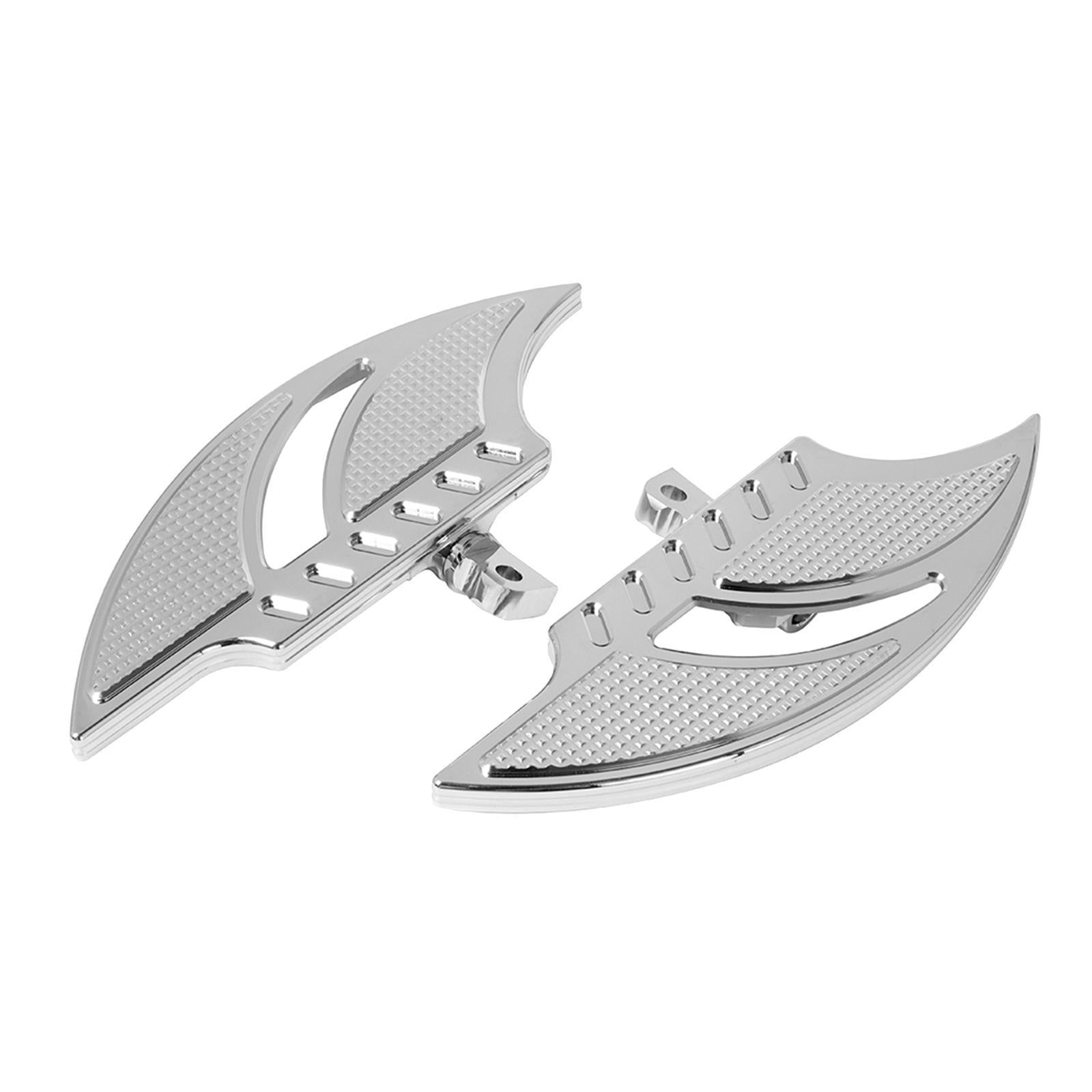 Motorcycle Foot Pegs Floorboard Pedals for Harley 883 1200 Touring Parts Acc Silver 