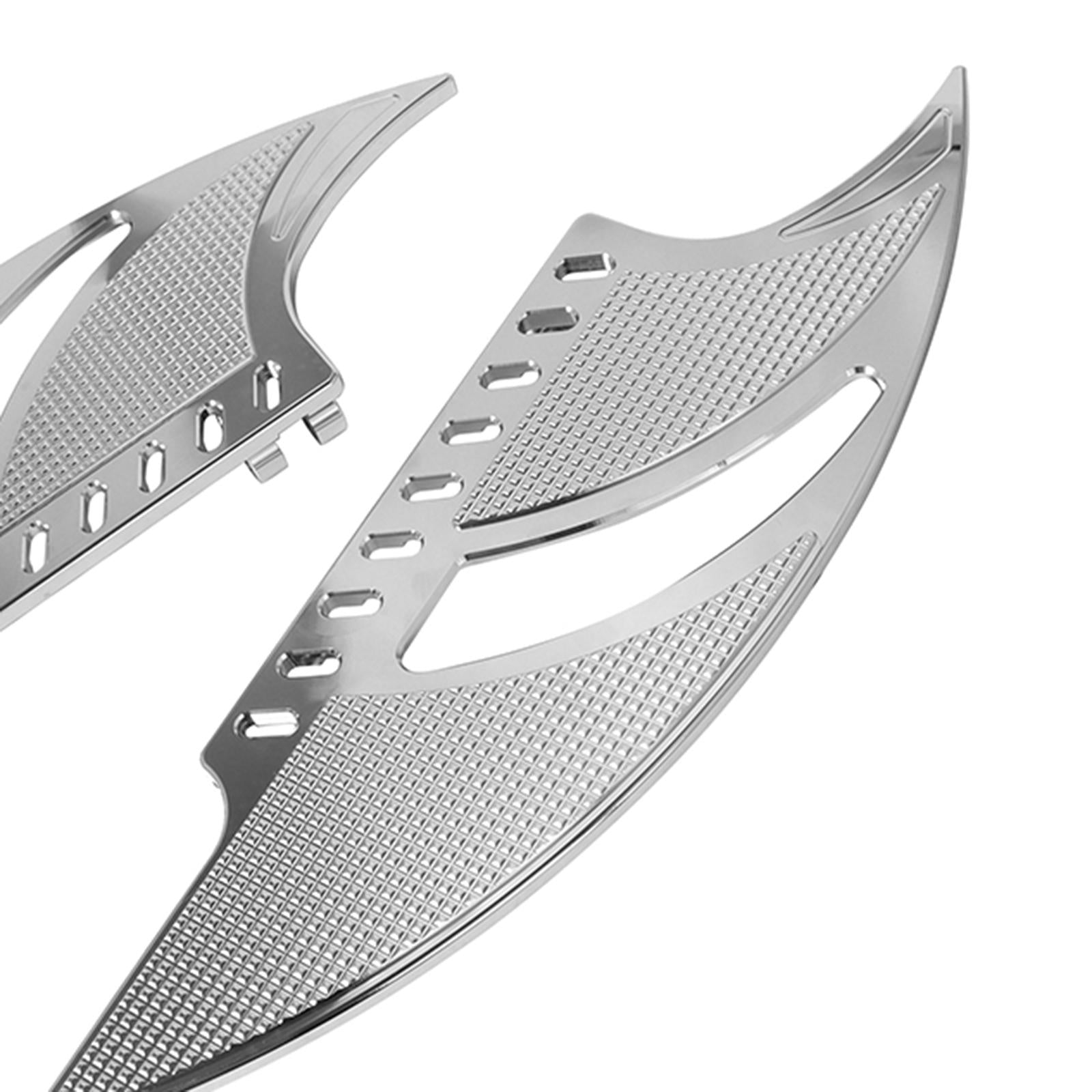 CNC Front Driver Stretche Foot Pedals Rests For Harley Touring 86-15 Chrome