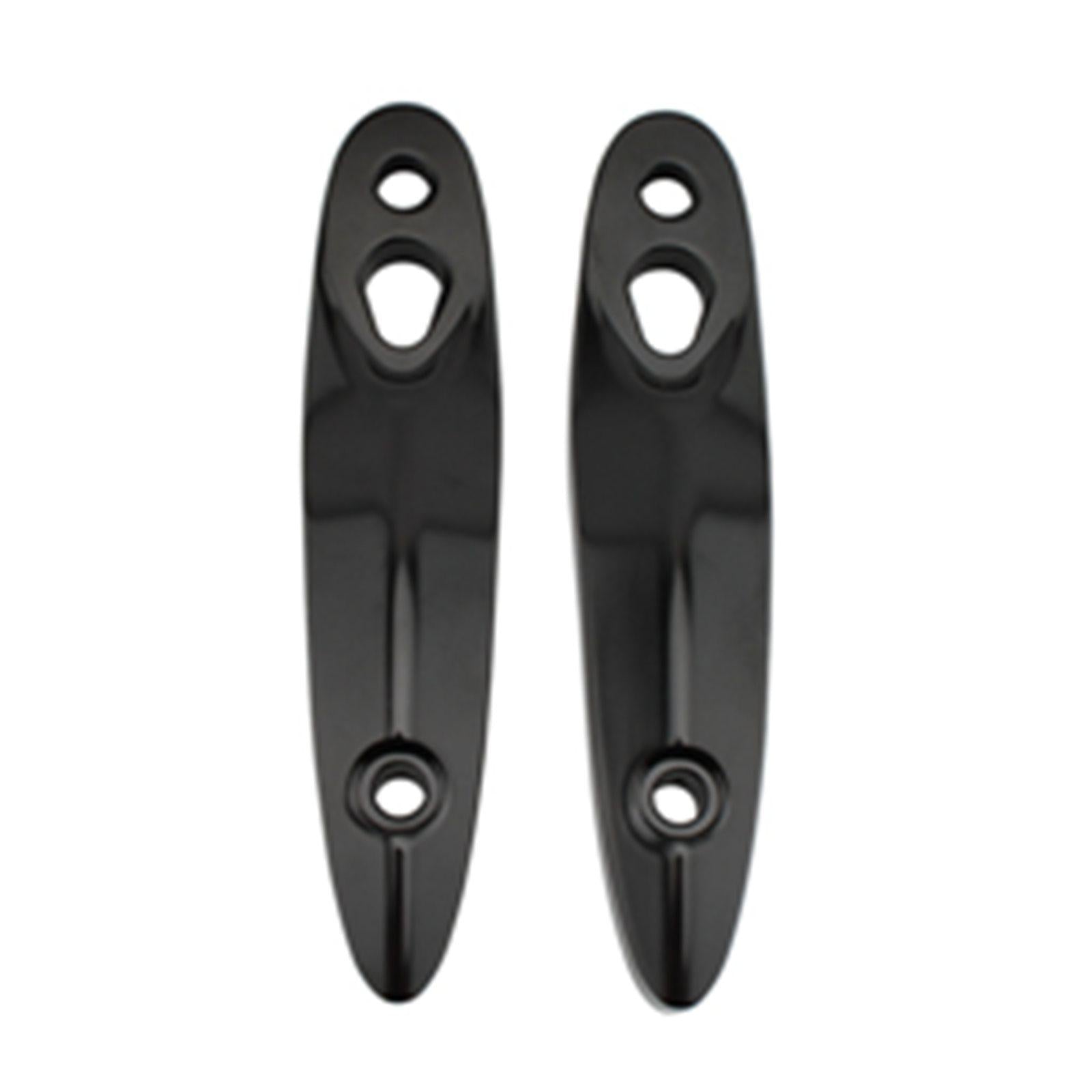 Relocation Brackets Aluminum Alloy Motorcycle for Harley Fat Boy Black
