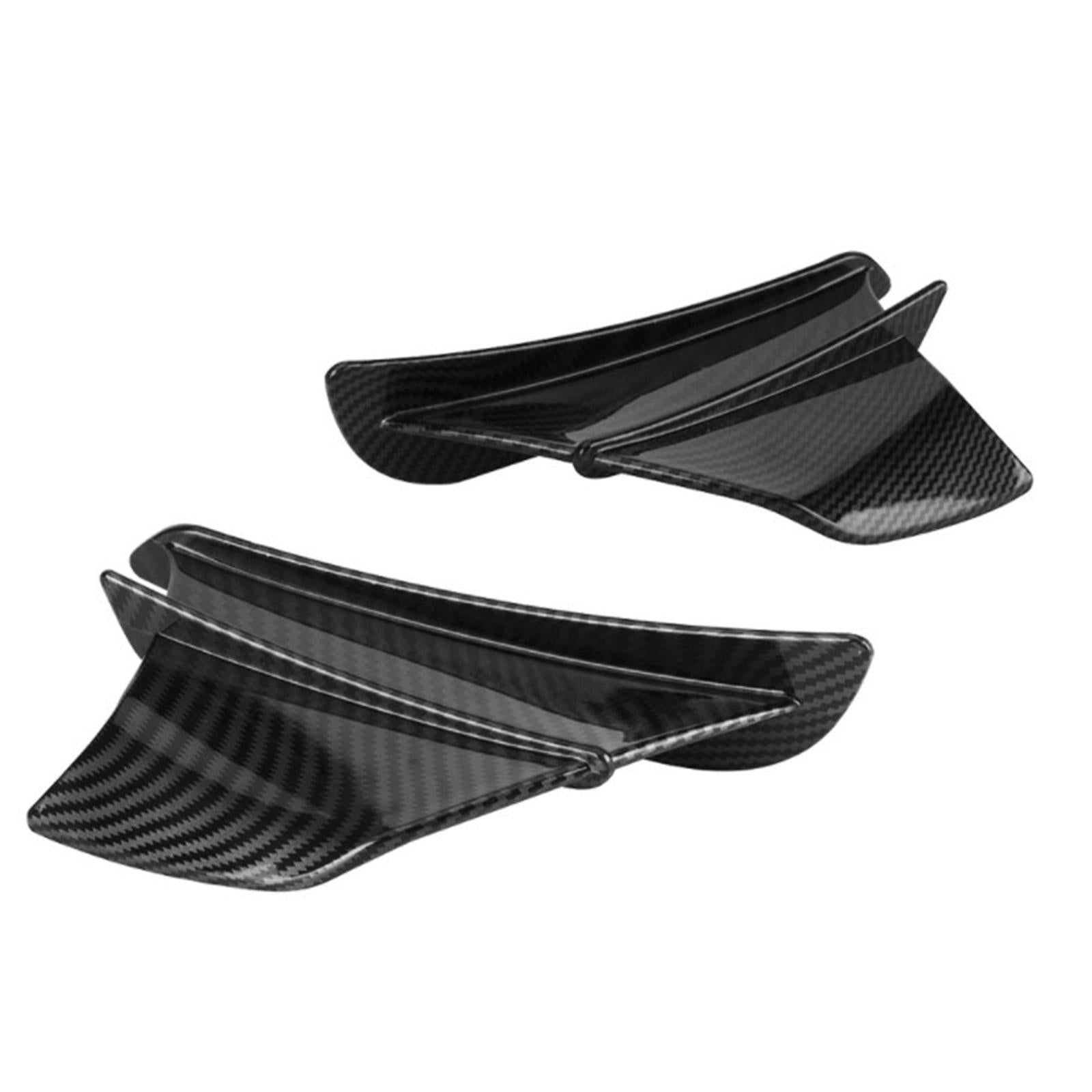 Motorcycle Gloss Fixed Wind Wing Winglets Aerodynamic Wing Kit Accessories