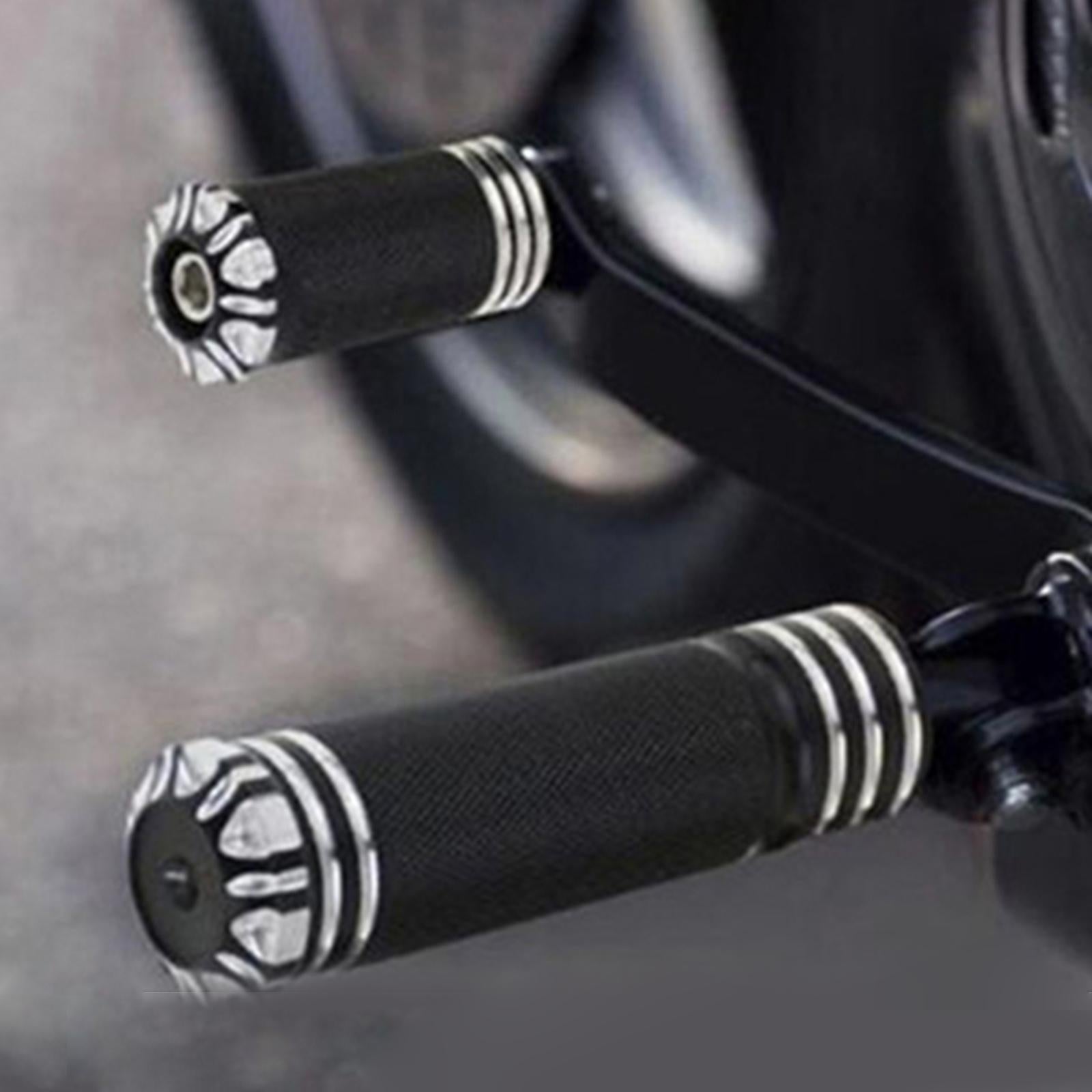 Motorcycle Foot Peg Rest Pedals for Harley Sportster Street New Black