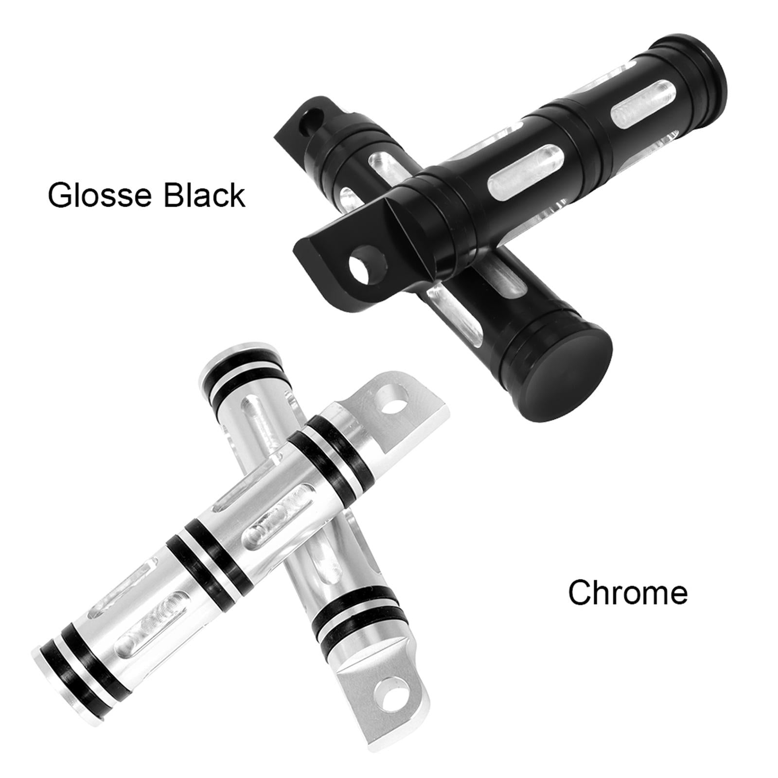 Motorcycle Foot Peg Rest Pedals for Harley Sportster Street Old Black 