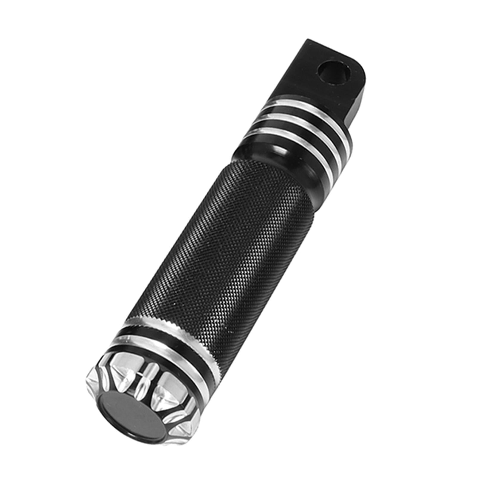 2 Piece Foot Pegs CNC Shifter Aluminum Easy Install for Harley FXSB black