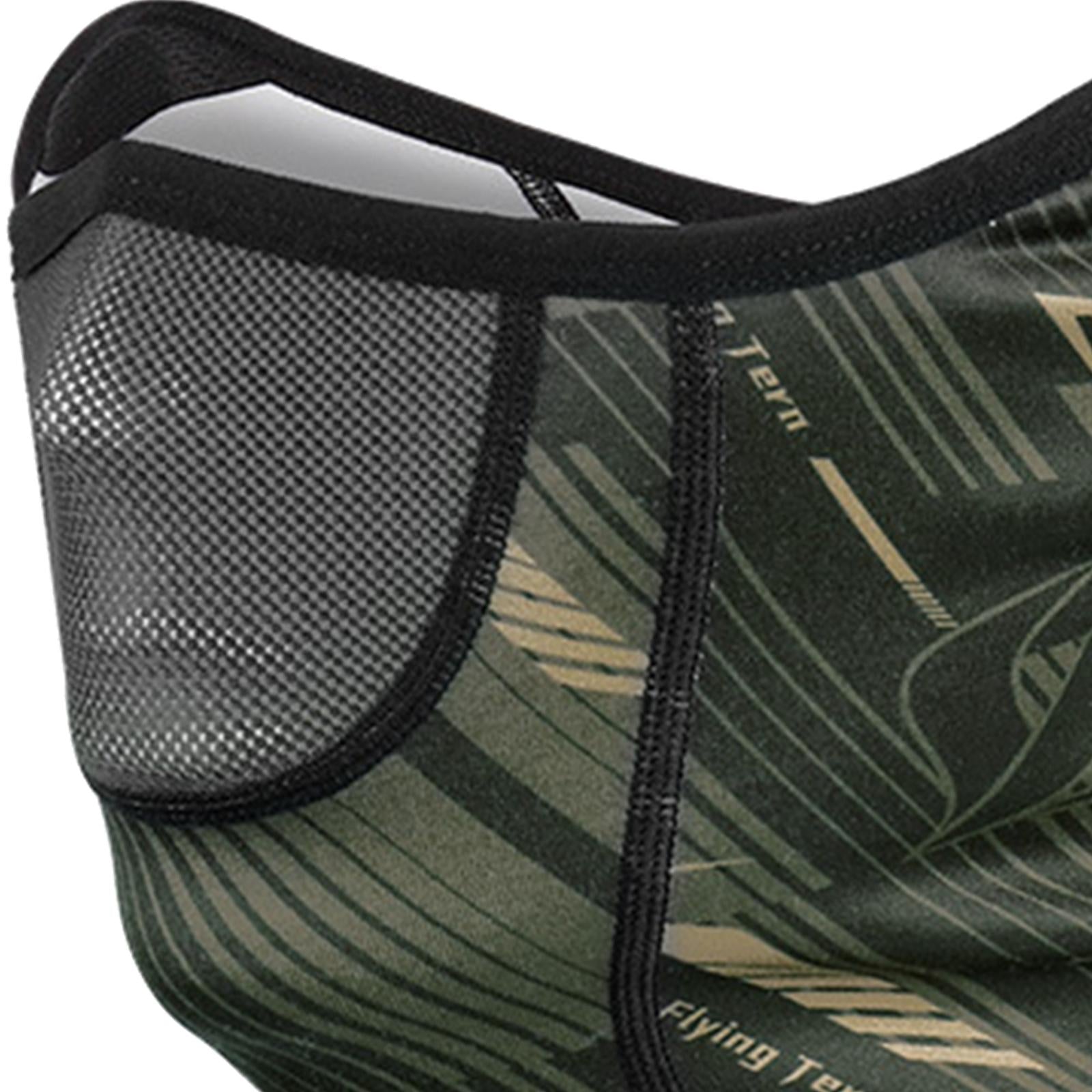 Winter Half Face Mask Windproof for Motorcycle Cycling Line Camouflage  