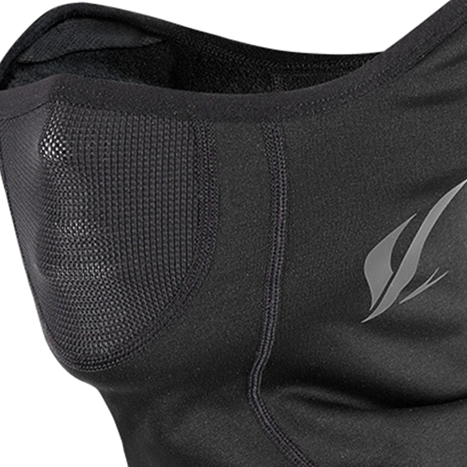 Winter Half Face Mask Windproof for Motorcycle Cycling Black Gray