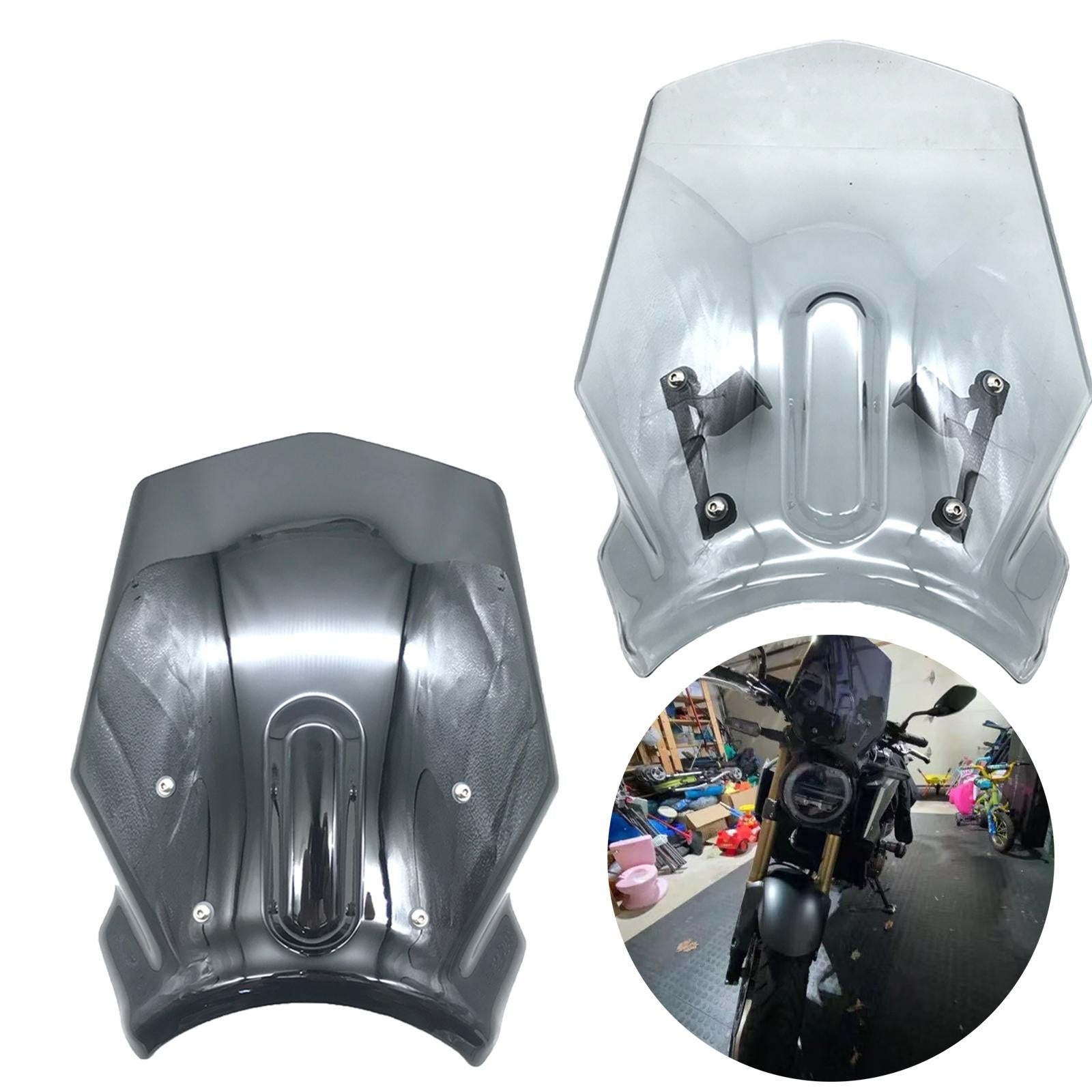 Motorcycle Windscreen Racing Bike Fairing Air Deflectors for Honda Black