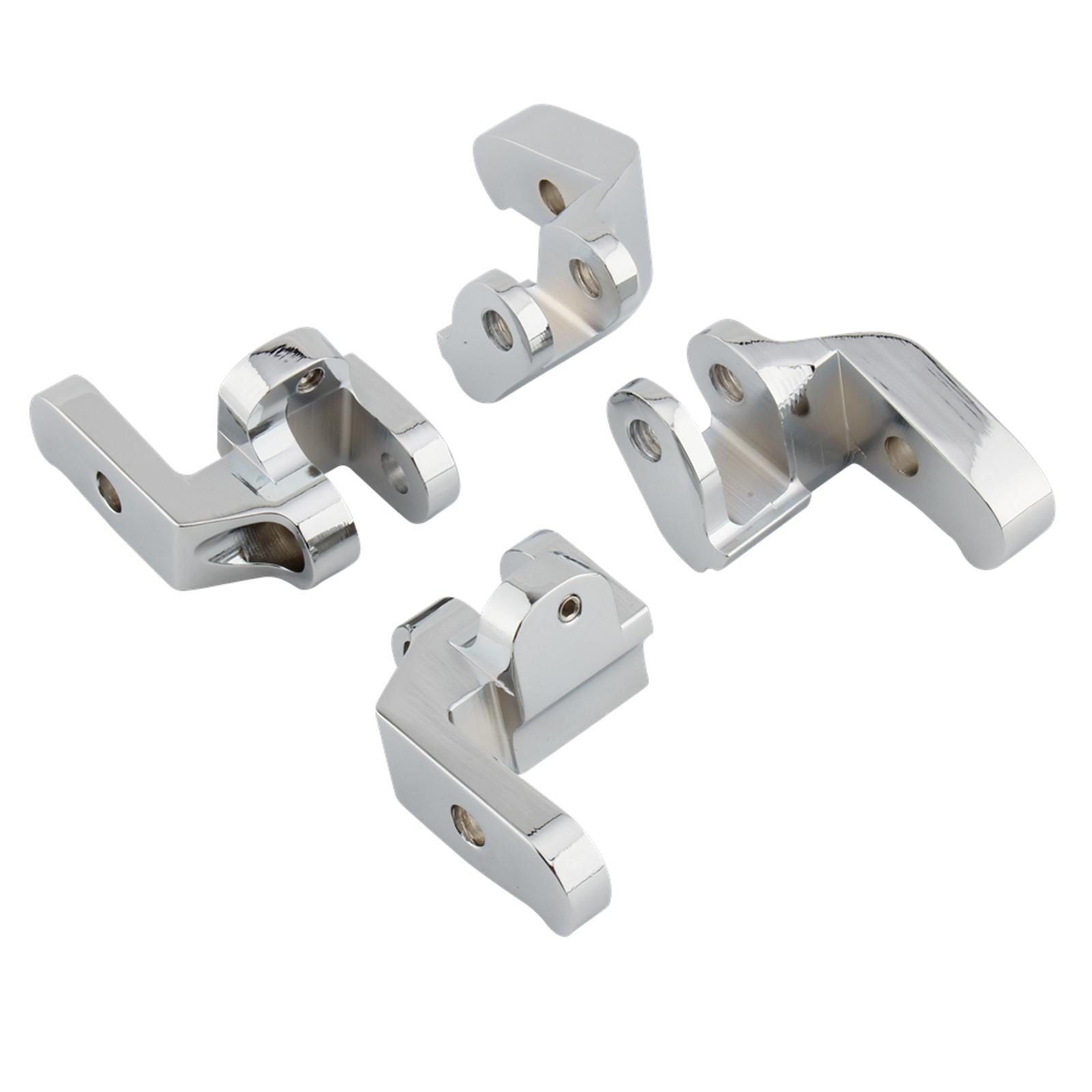 Motorcycle Driver Floorboard Relocation Brackets Kit Fit for Road Glide Acc Silver 