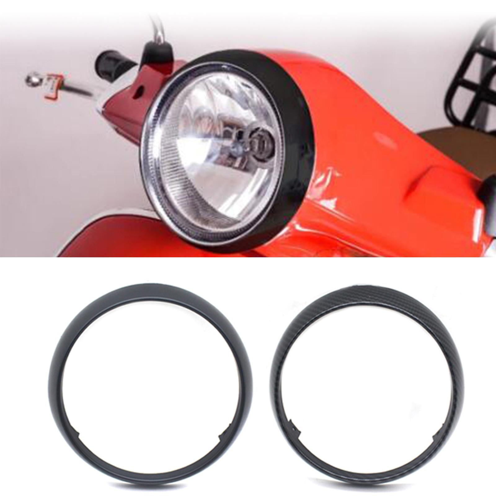 Headlight Bezel Trim For Vespa Primavera Motorbike Replace Parts Accessories Black 