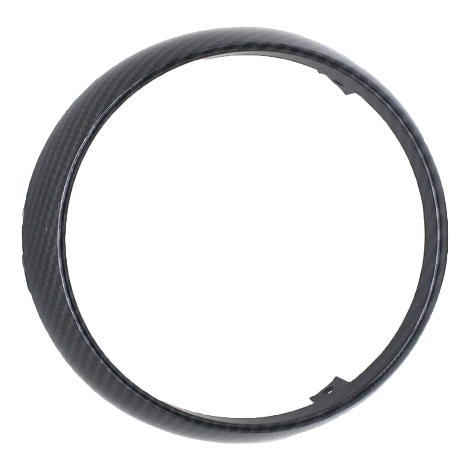 Headlight Bezel Trim For Vespa Primavera Motorbike Replace Parts Accessories Carbon Fiber Black