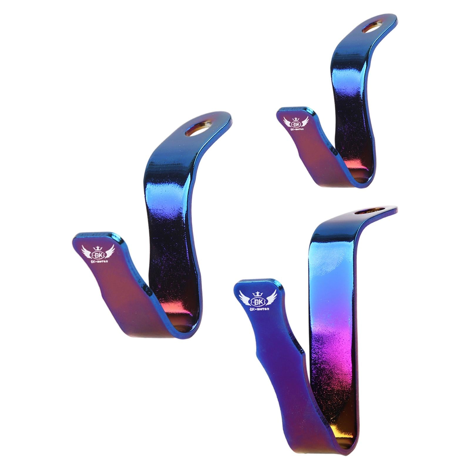 Motorcycle Helmet Rack Titanium Alloy Fit for Rearview Mirror Base Large