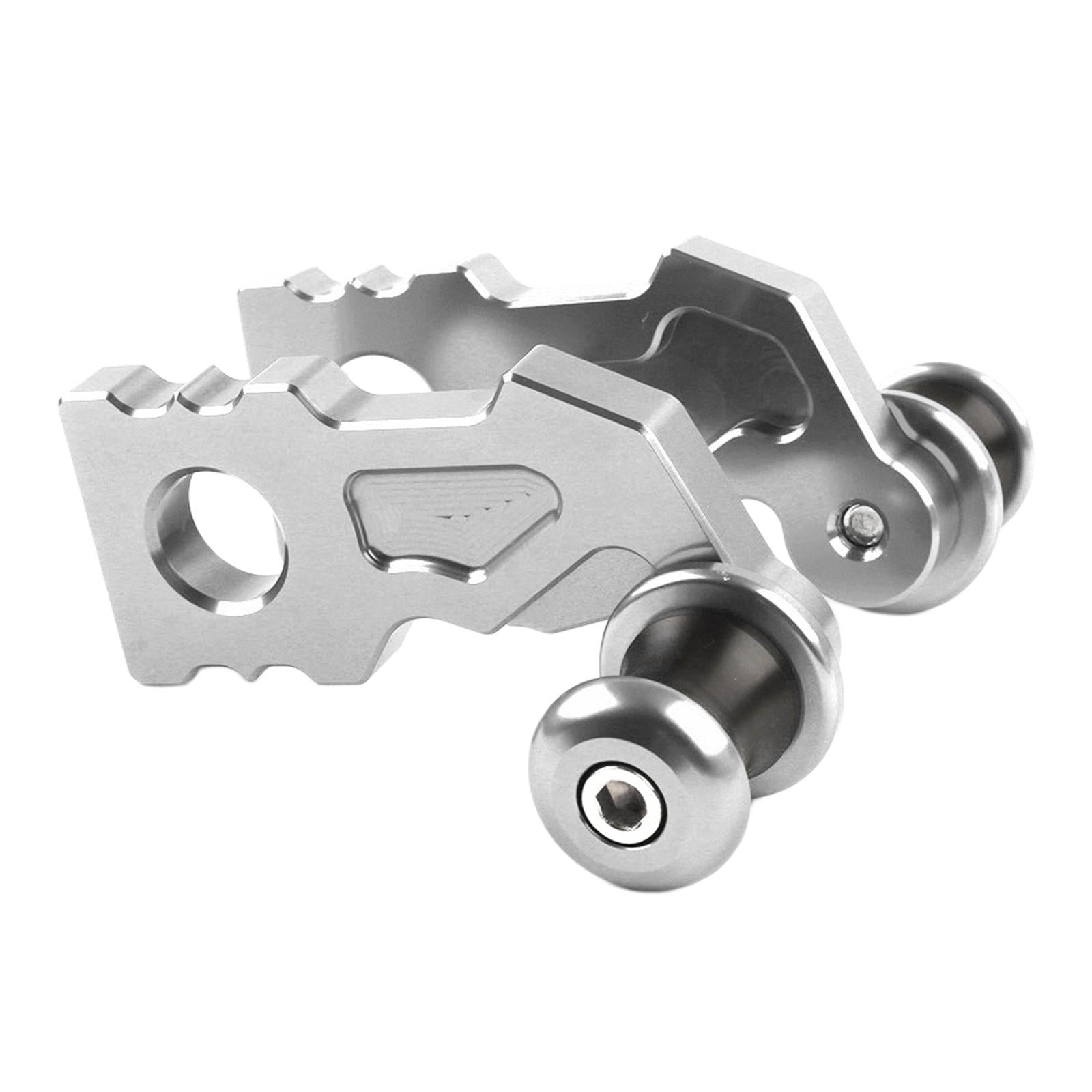 2Pcs Motorcycle Parking Screw Fit for Kawasaki Z900 Motorcycles 18-20 Silver