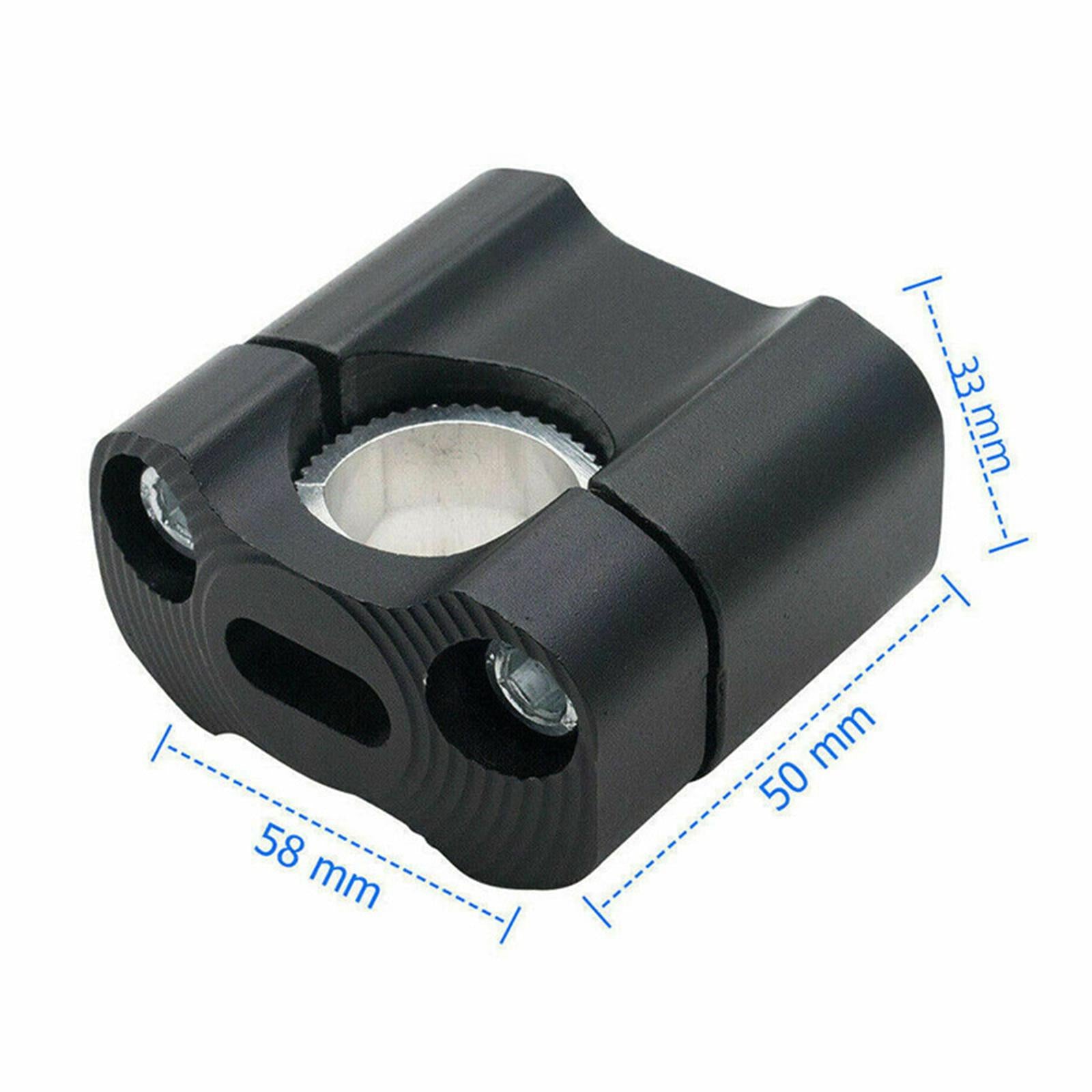2x Universal Motorcycle Handlebar Risers Handle Bars Mount Clamp Adaptor