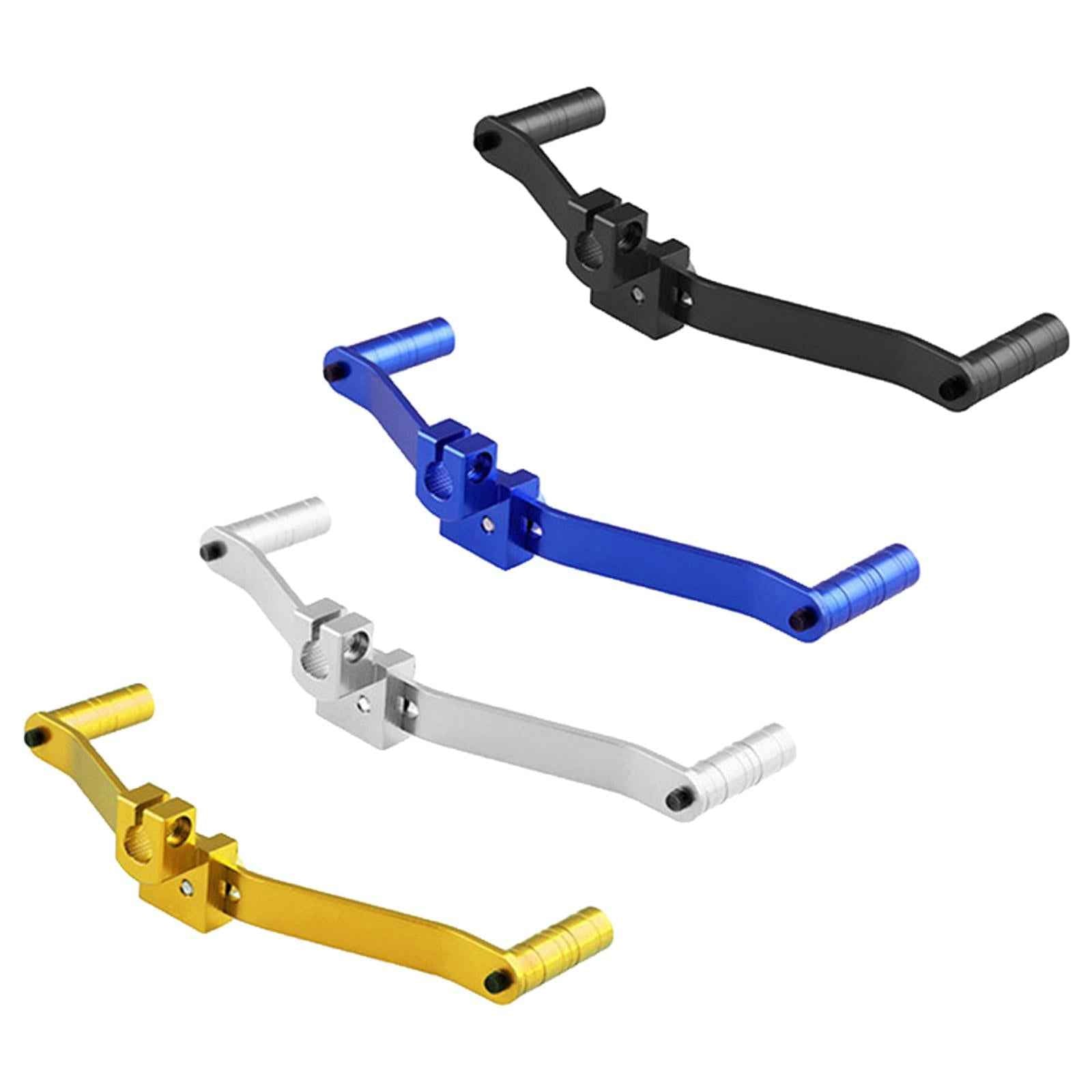 Gear Shift Lever Aluminum Alloy Double-Head Modified Fit for Motocross Black