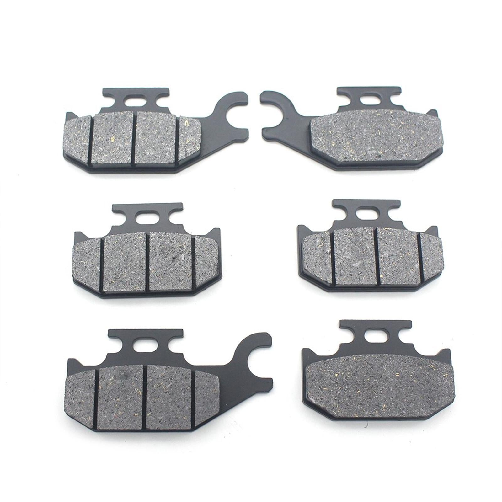 6x Motorcycle Brake Pads Fit for Can AM Brp 500 4 x 4 Efi for Outlander