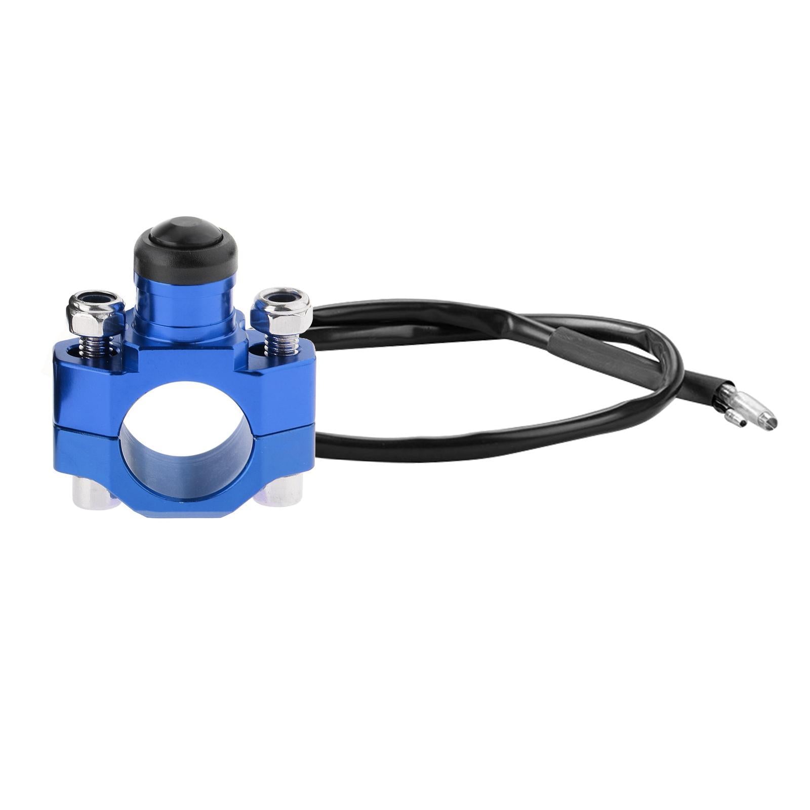 Motorcycle Start Stop horn Switch Sealed Fit for Off Road blut black button