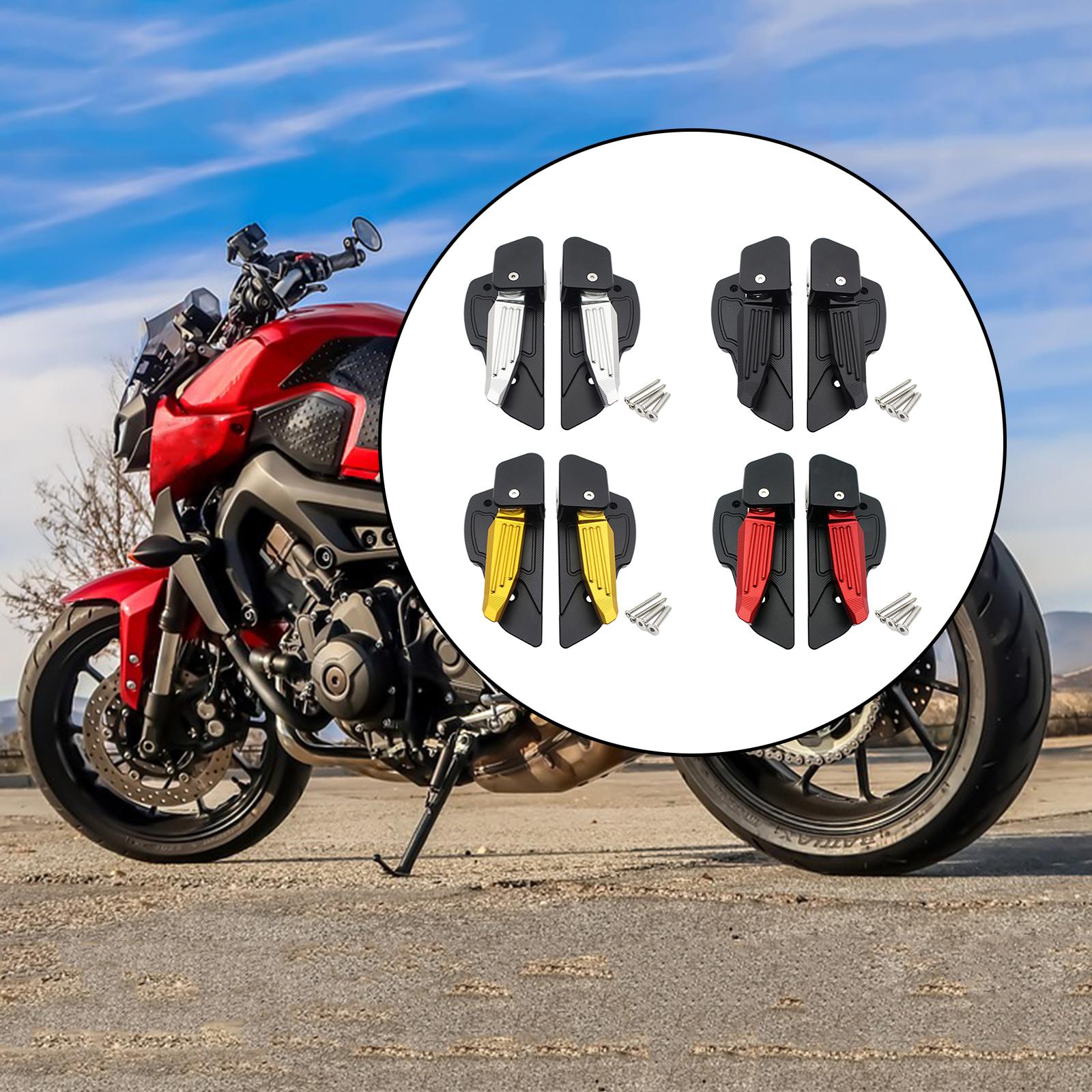 2x Motorcycle Rear Foot Rests Fit for Vespa Primavera 150 Replace ACC Red 