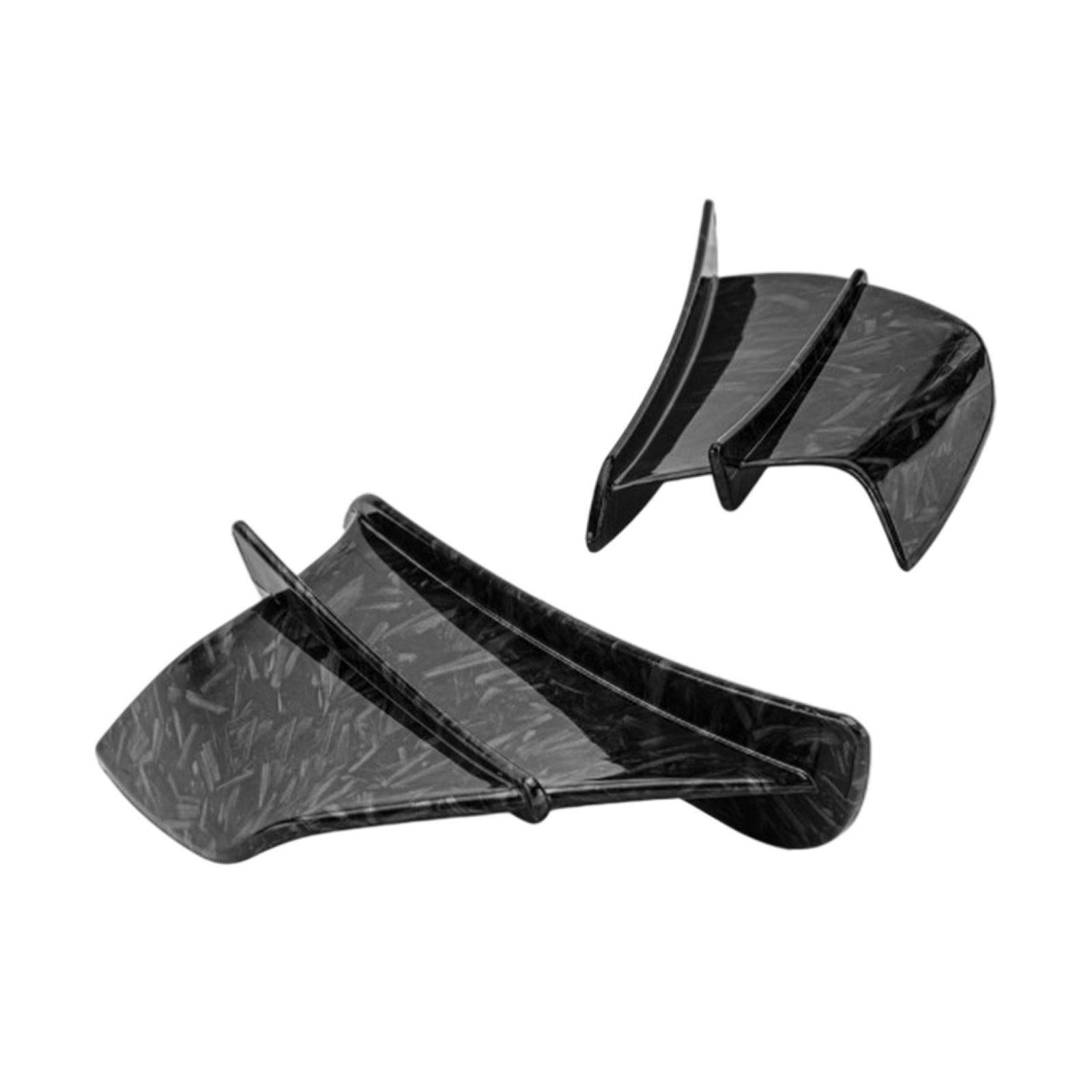 2 Pieces Motorcycle Winglet Side Air Deflectors ABS Fit for Honda Parts