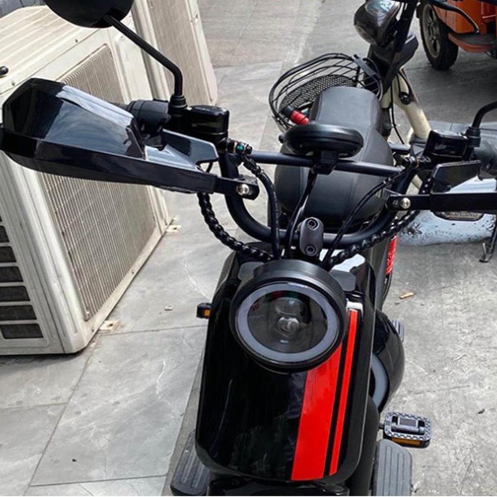 Motorcycle Handguard Windshield Hand Frames Protector Fits for Honda Cvt White