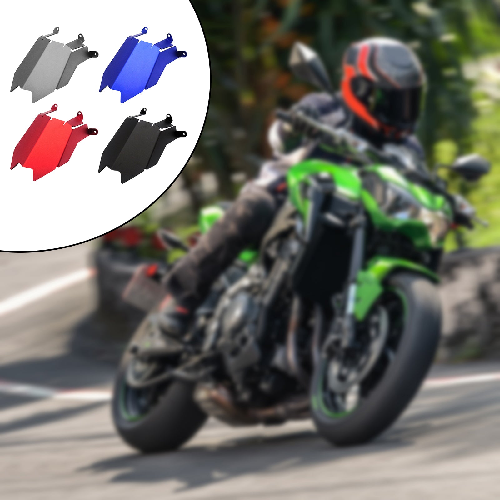 Motorcycle Splash Guard Mud Flaps Decoration for BMW G310GS 17-20 Black