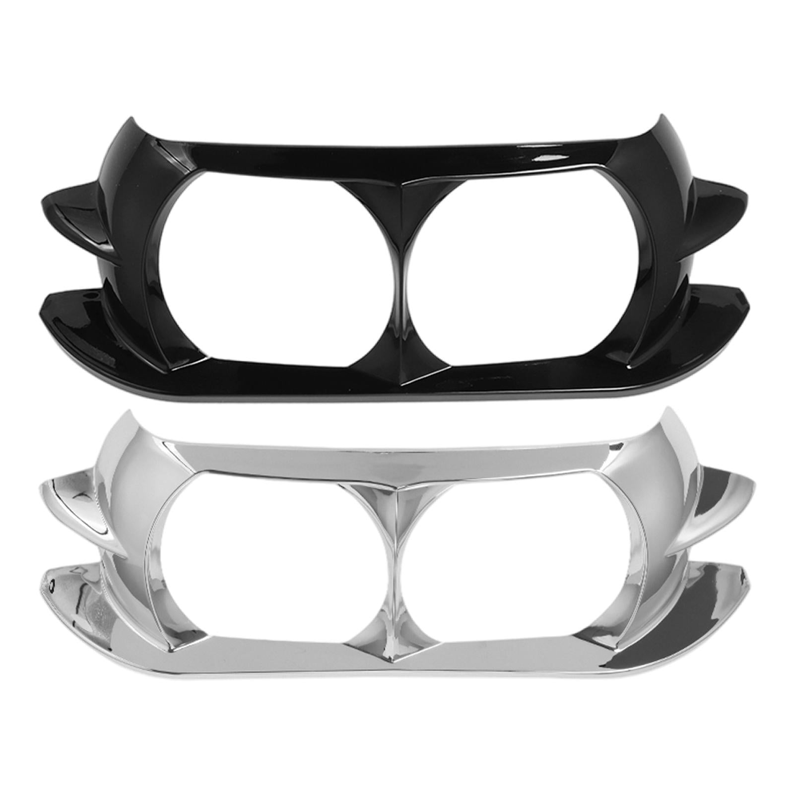 Headlamp Cover Bezel Surround for Harley Road Glide Fltrx 2015-2021 silver