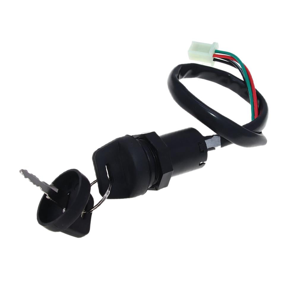 2x4 Wire Ignition Switch Key Set 50cc 70cc 90cc Fit for Electric Scooter Bike