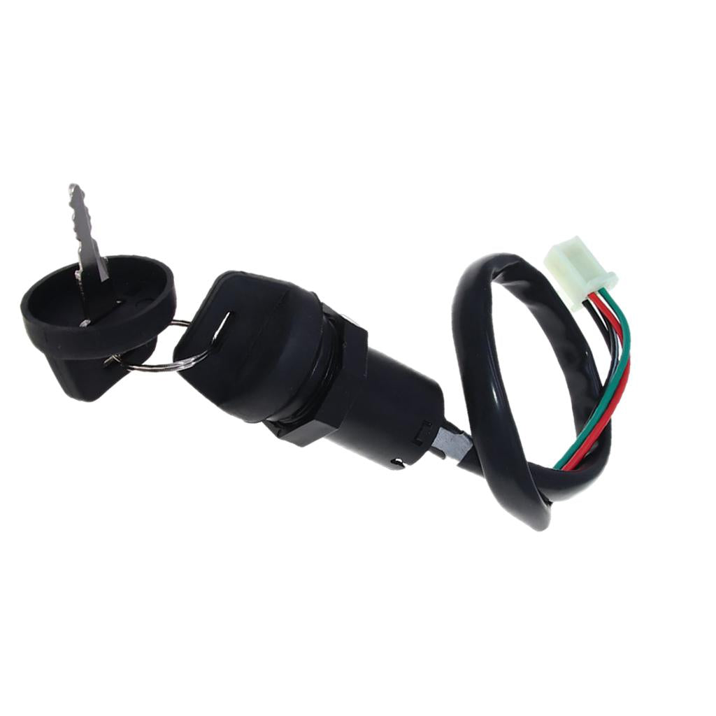 3x4 Wire Ignition Switch Key Set 50cc 70cc 90cc Fit for Electric Scooter Bike