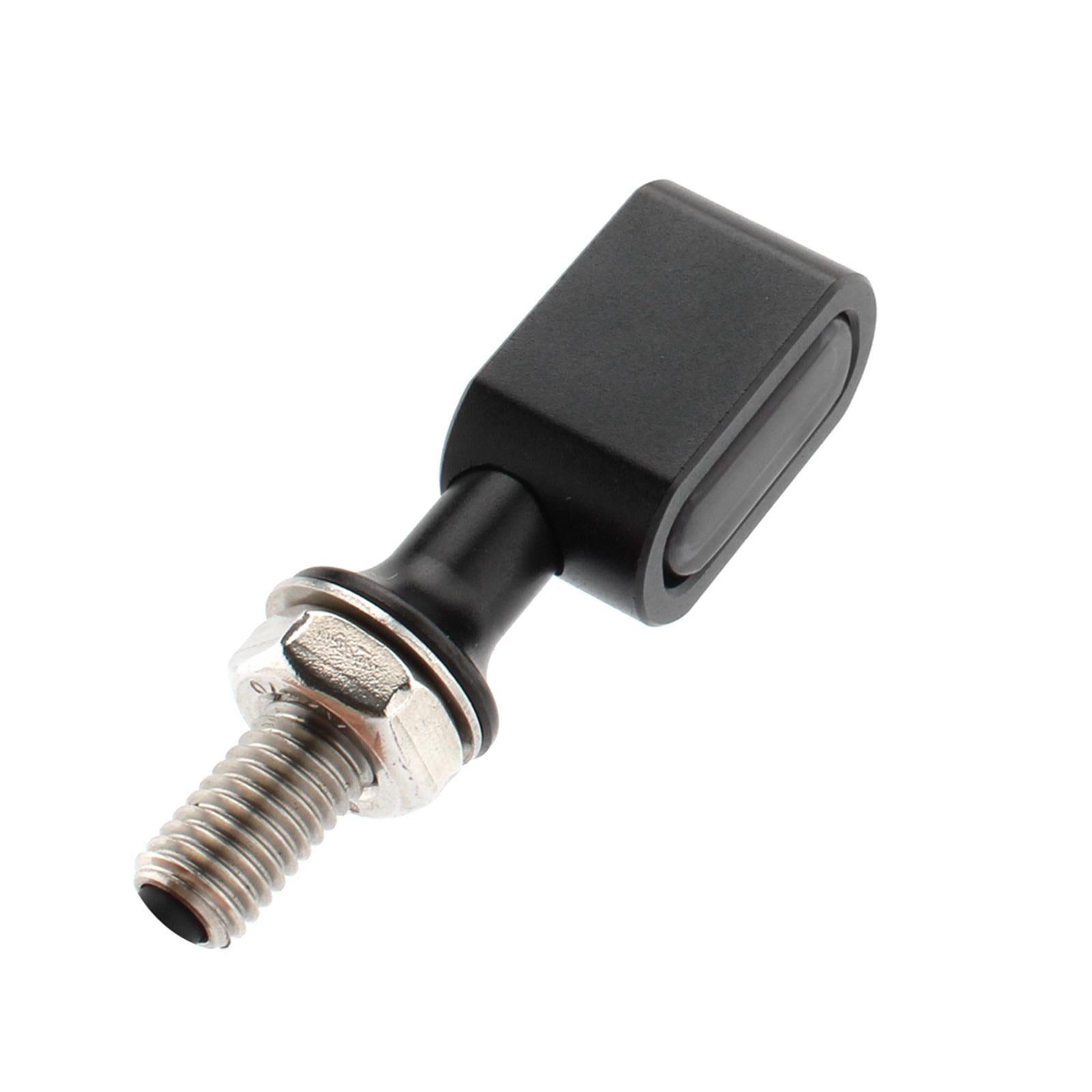 Motorcycle Mini Turn Signal Light Universal Fit for Kawasaki Replace ACC Black Smoked Lamp 