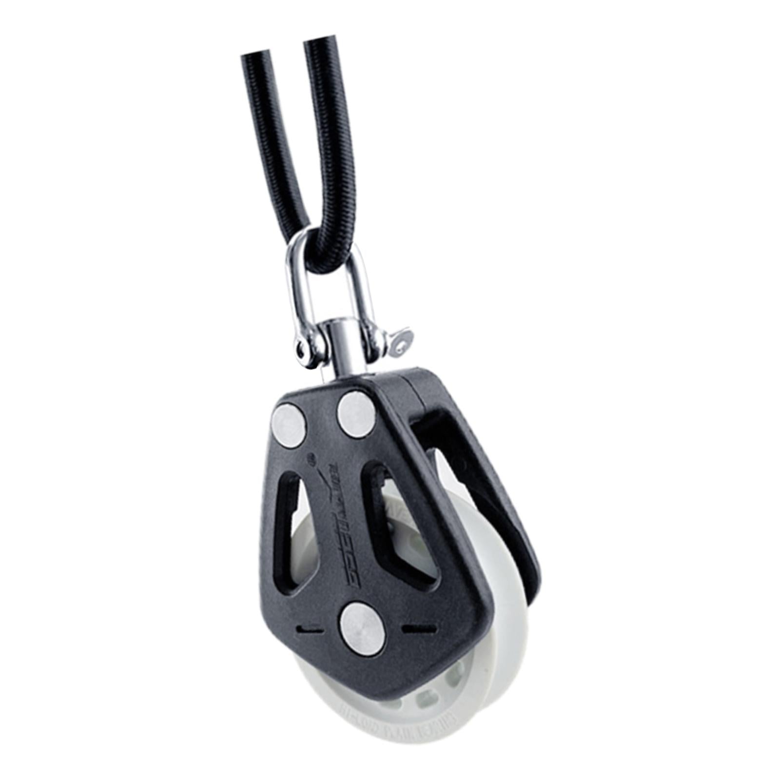 Boat Kayak Ball Bearing Pulley Block Corrosion-Resistant Sturdy B