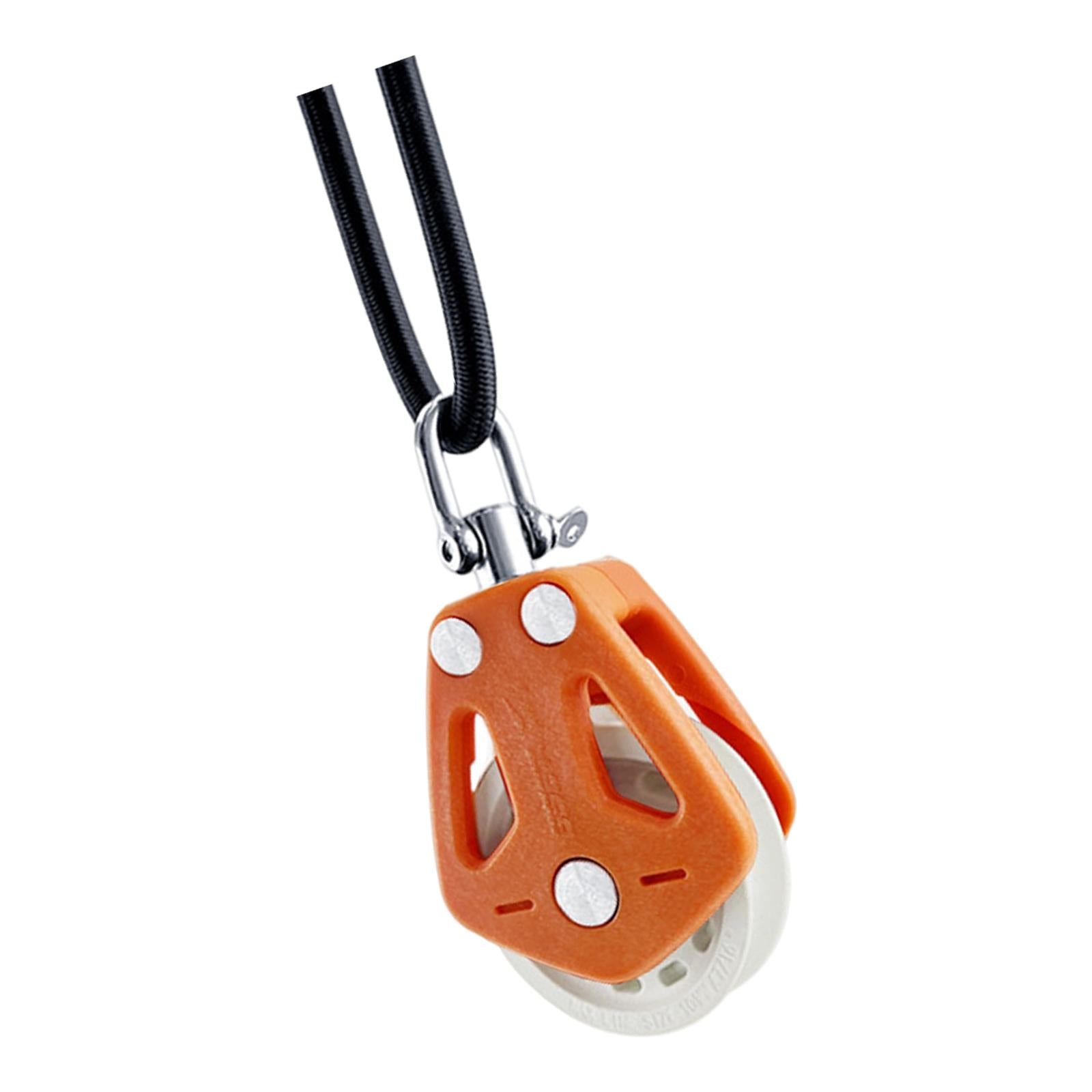 Boat Kayak Ball Bearing Pulley Block Corrosion-Resistant Sturdy D