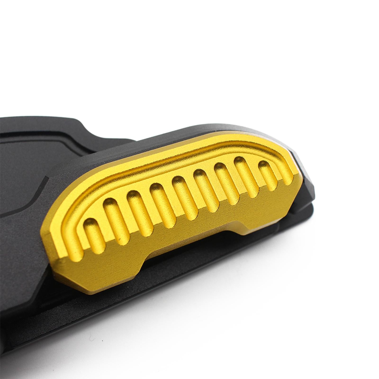 Footpegs Folding Passenger Motorcycle Fit for Vespa Sprint 150 2017-2020 Yellow