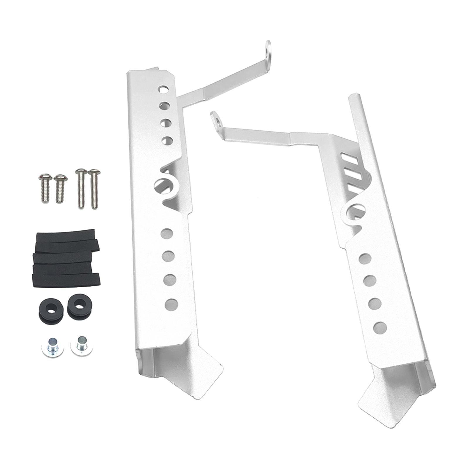 Motorcycle Radiator Side Guards Replaces Durable Fit for Yamaha MT09 Silver