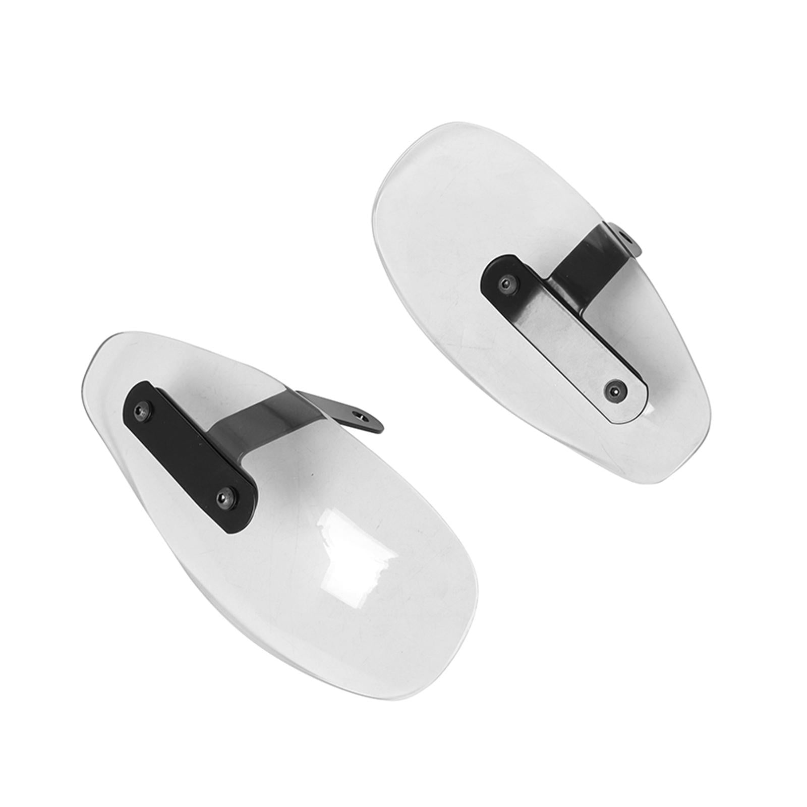 2Pcs Motorbike Hand Frames Handlebars Plastic for Honda 883 White