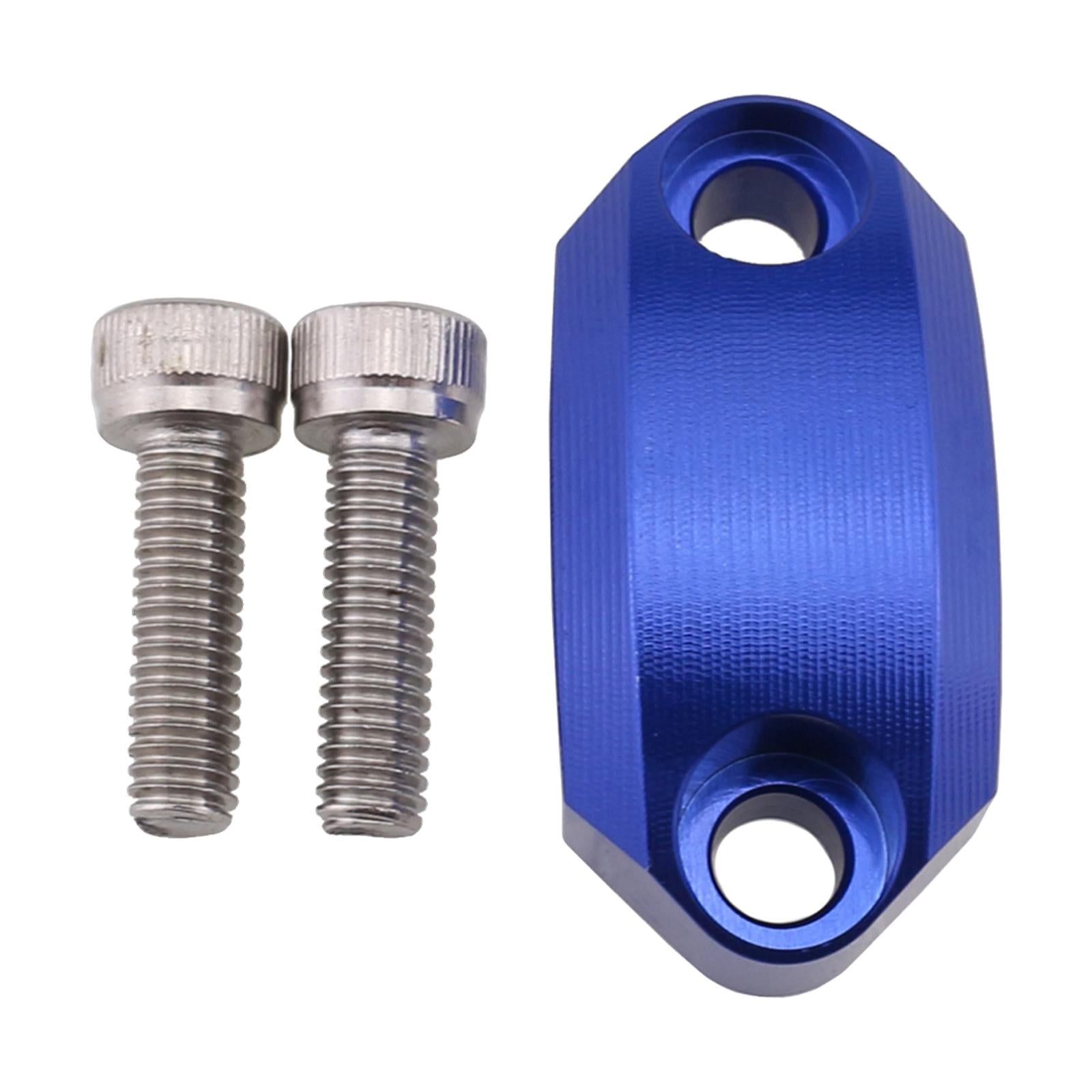 Motorcycle Master Cylinder Clamp Cover for 22mm Handlebar Supplies Blue