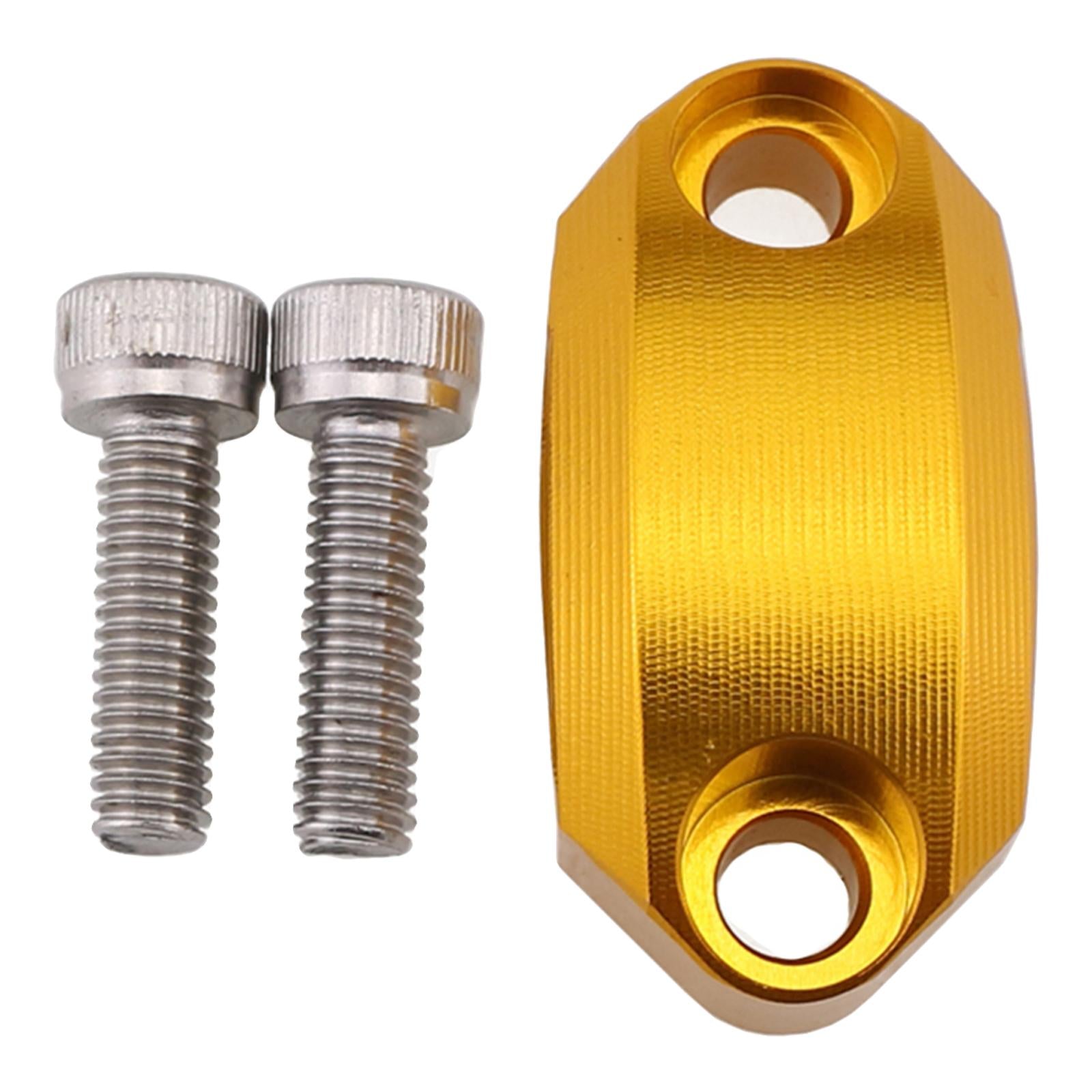 Motorcycle Master Cylinder Clamp Cover for 22mm Handlebar Supplies Yellow