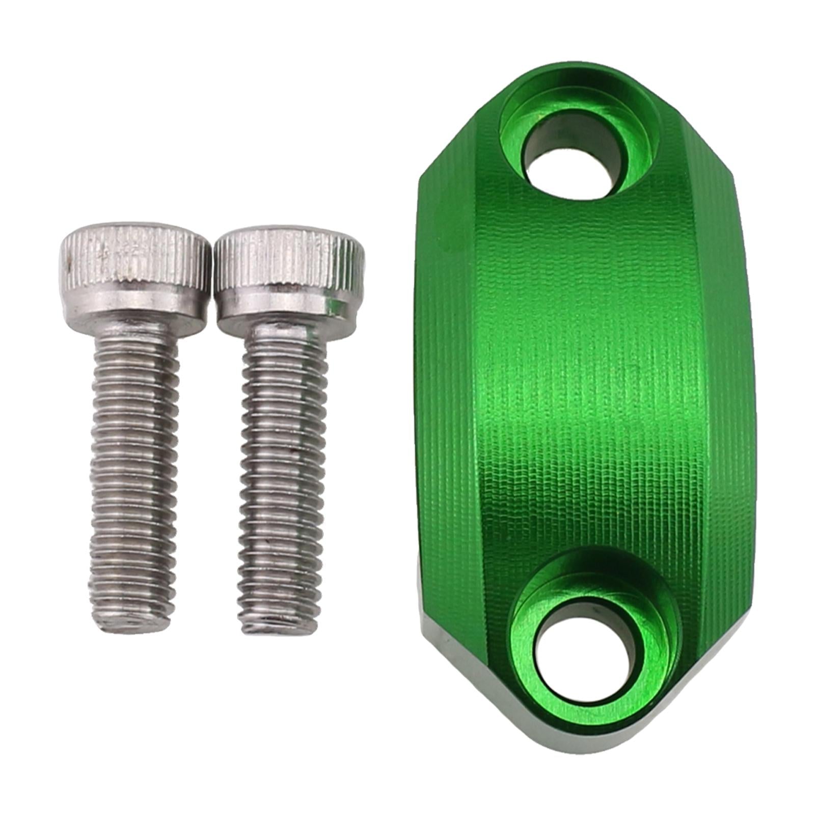 Motorcycle Master Cylinder Clamp Cover for 22mm Handlebar Supplies Green