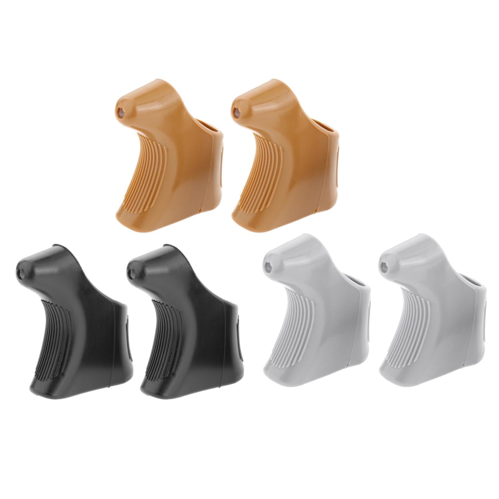 2x Brake Lever Hoods Accessories Cycling for Campagnolo Shield Bike Brown