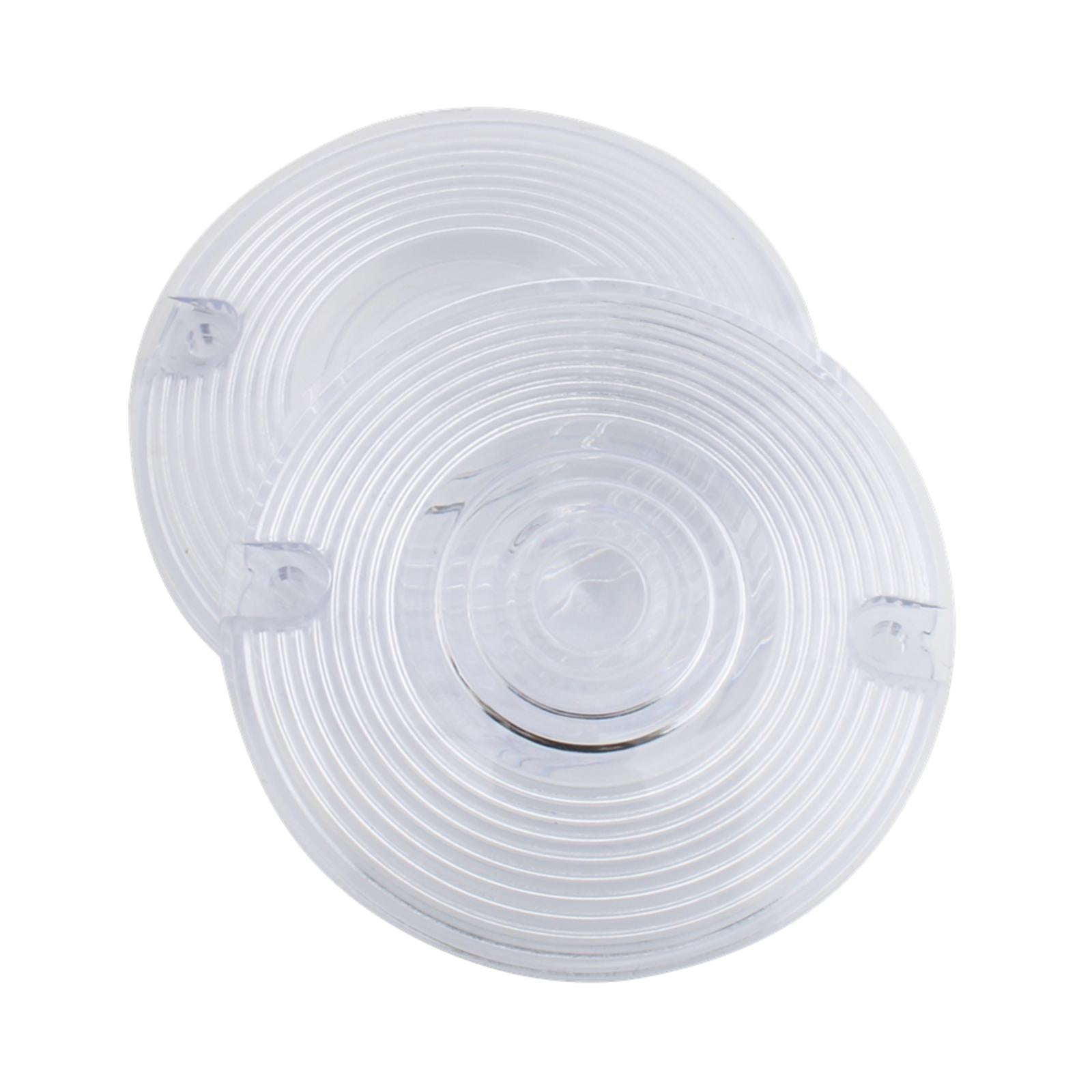 Motorcycle Turn Signal Light Lens Cover for Harley Touring 1986-2014 Clear