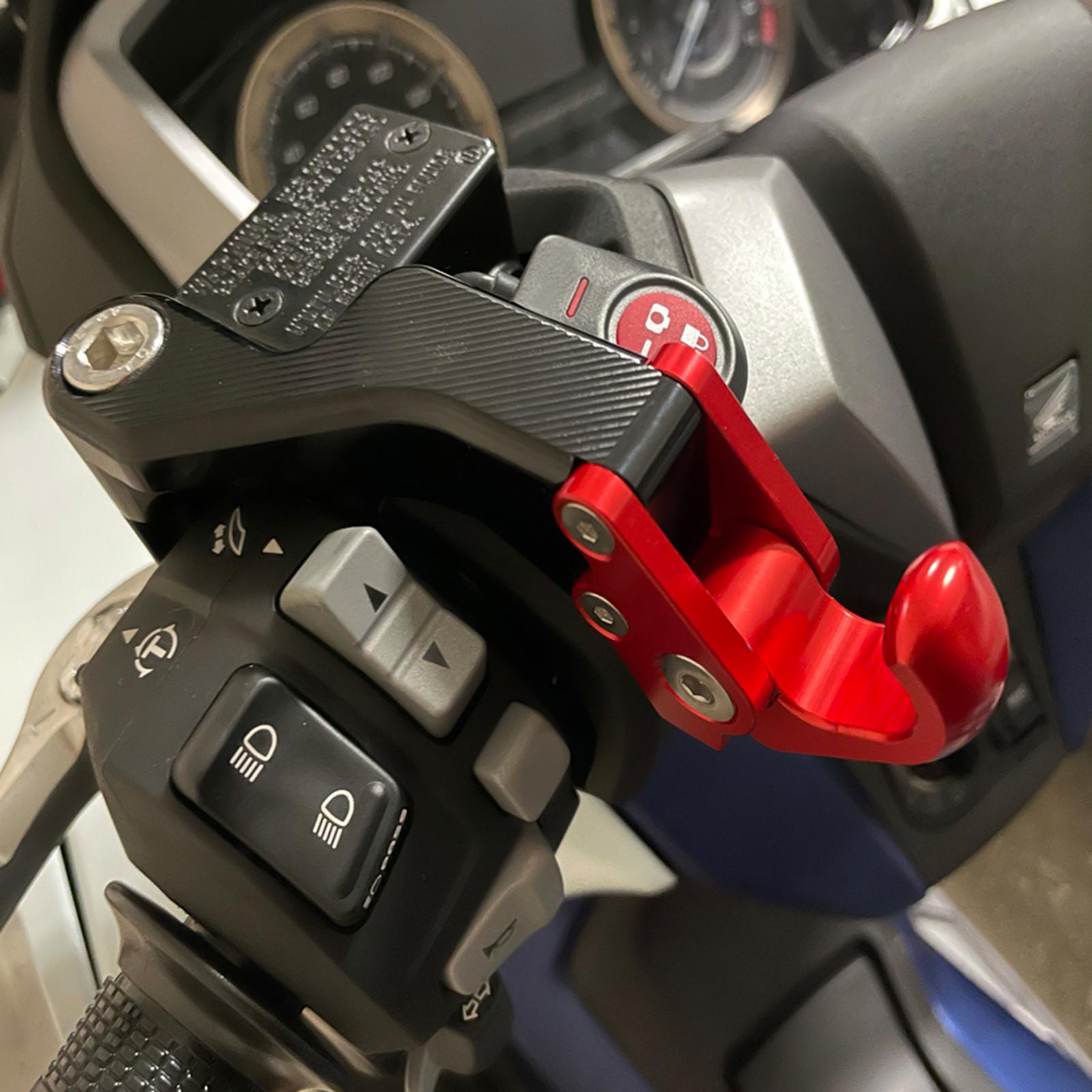 Motorcycle Hook Convenience Bike Holder Fit for Honda Forza 125 2017-2021 Red
